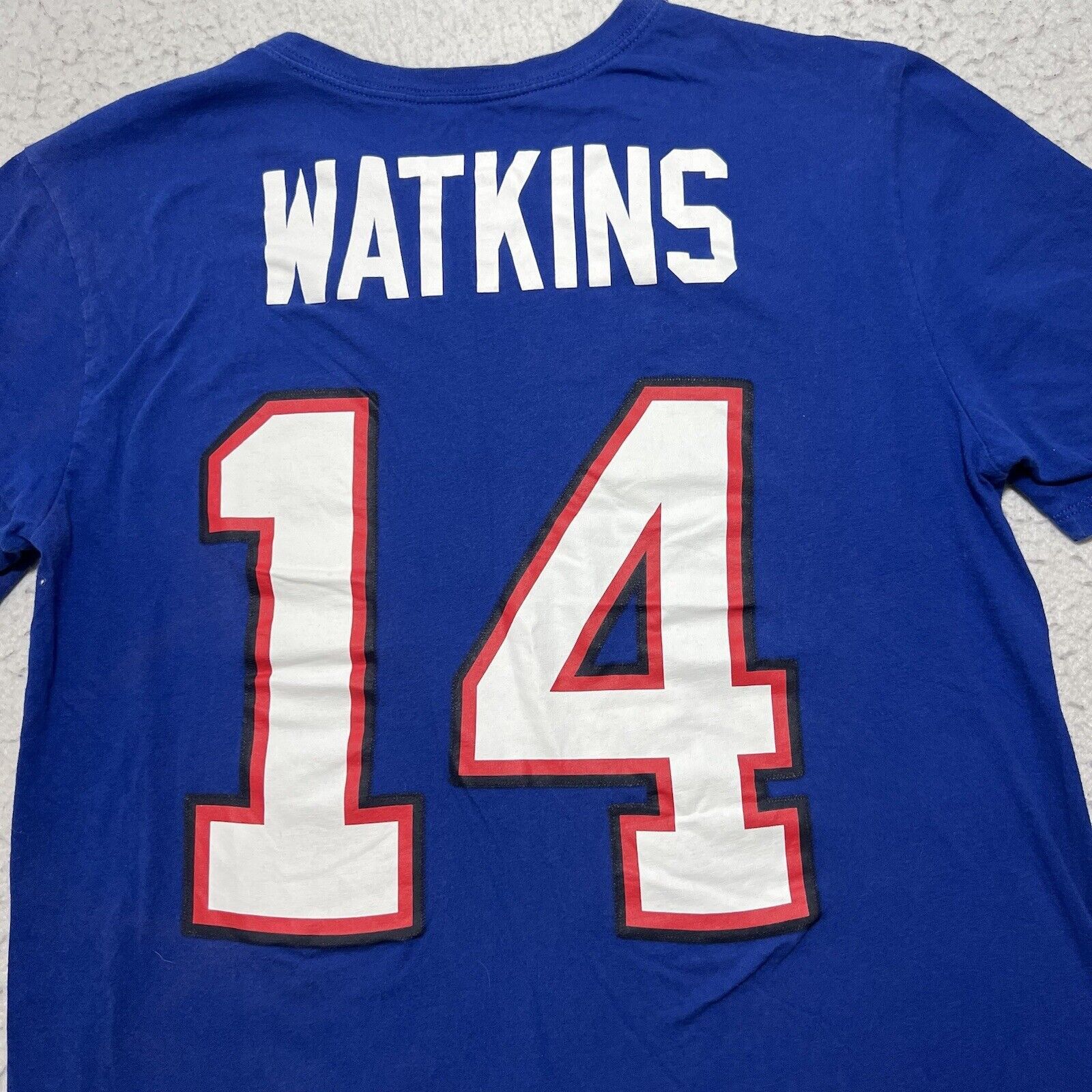 Nike Nike NFL Buffalo Bills #14 Watkins Graphic T Shirt Athletic Size US M / EU 48-50 / 2 - 9 Thumbnail