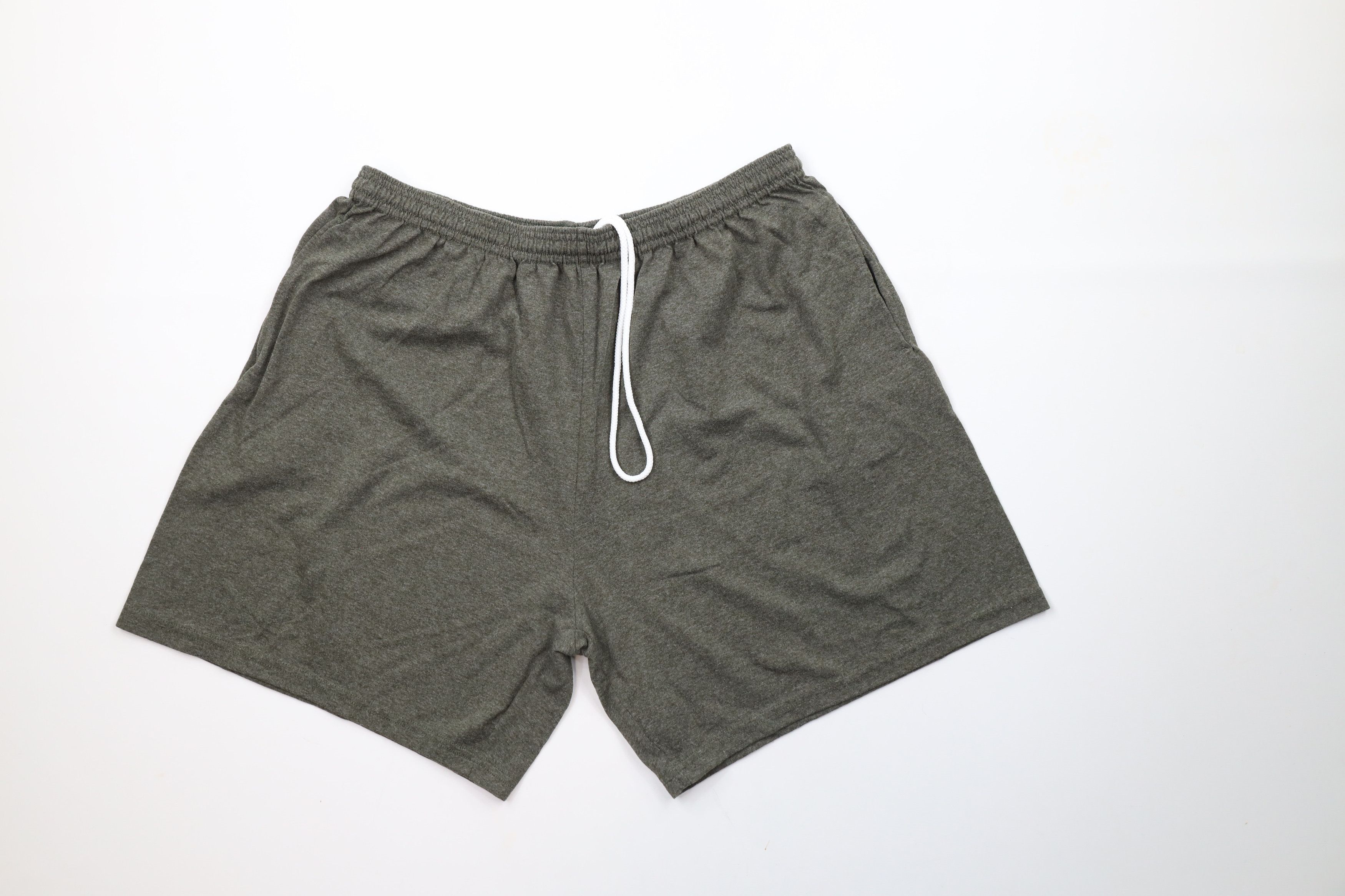 Vintage Vintage 90s Streetwear Above Knee Dad Shorts Heather Green Size US 36 / EU 52 - 1 Thumbnail