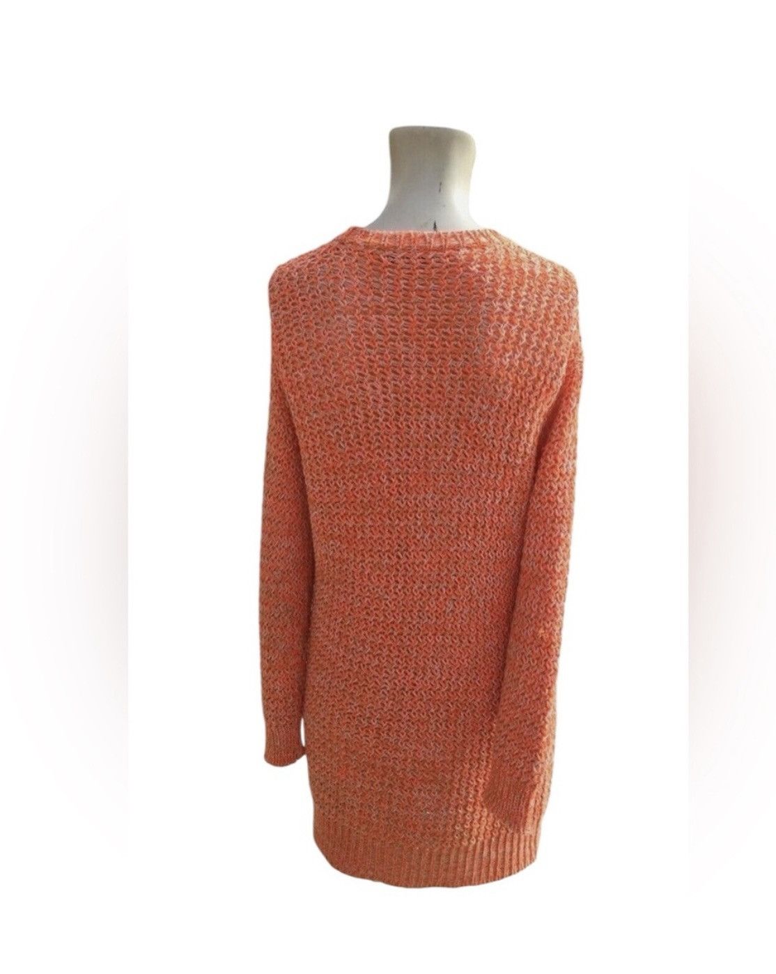 Stella McCartney Stella McCartney Orange Loose Knit Sweater Dress/Tunic | S Size S / US 4 / IT 40 - 3 Thumbnail