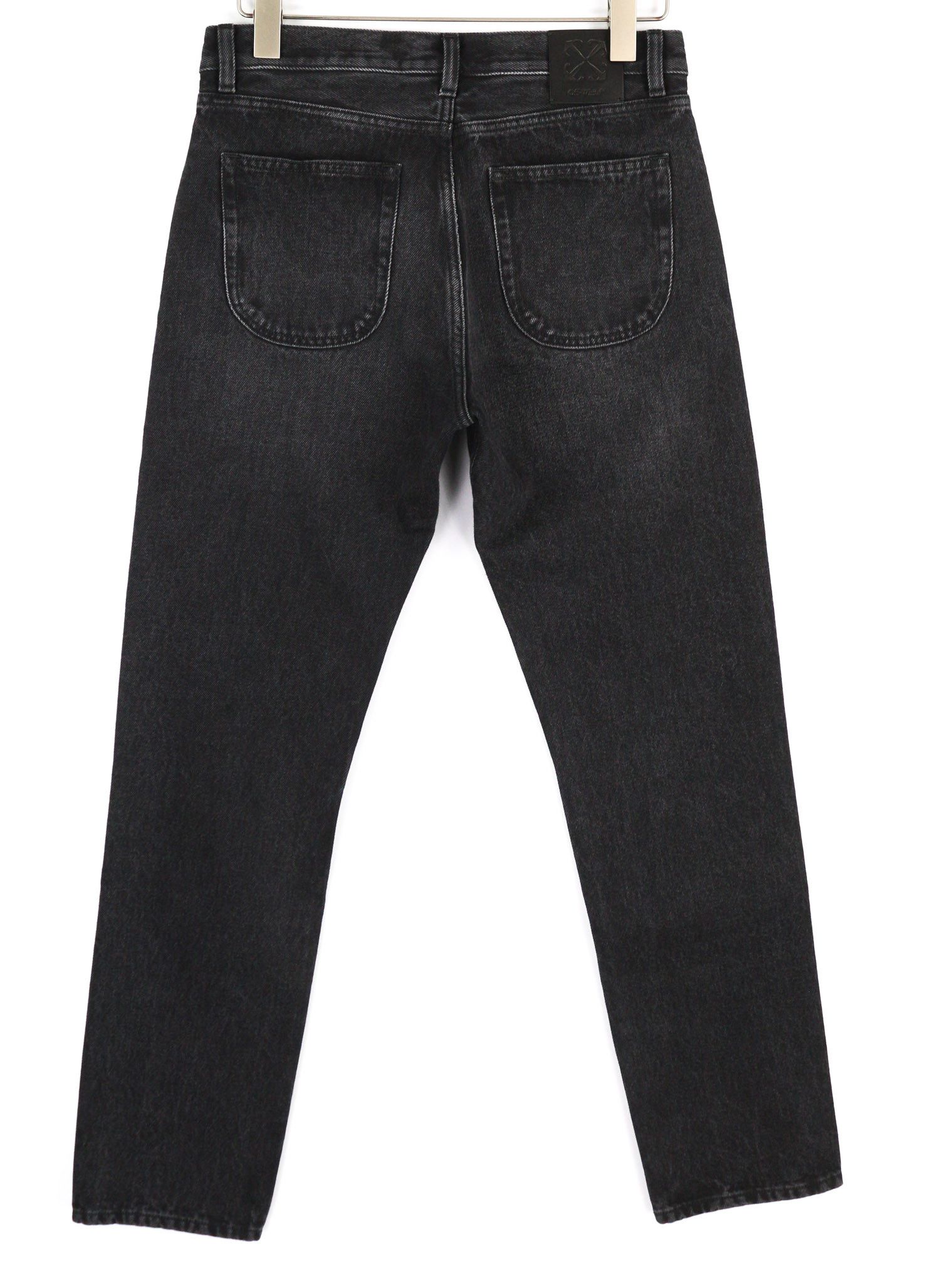 Off-White 30 Tapered 100% Cotton Vintage Black Buttoned 81878 Size US 30 / EU 46 - 2 Thumbnail