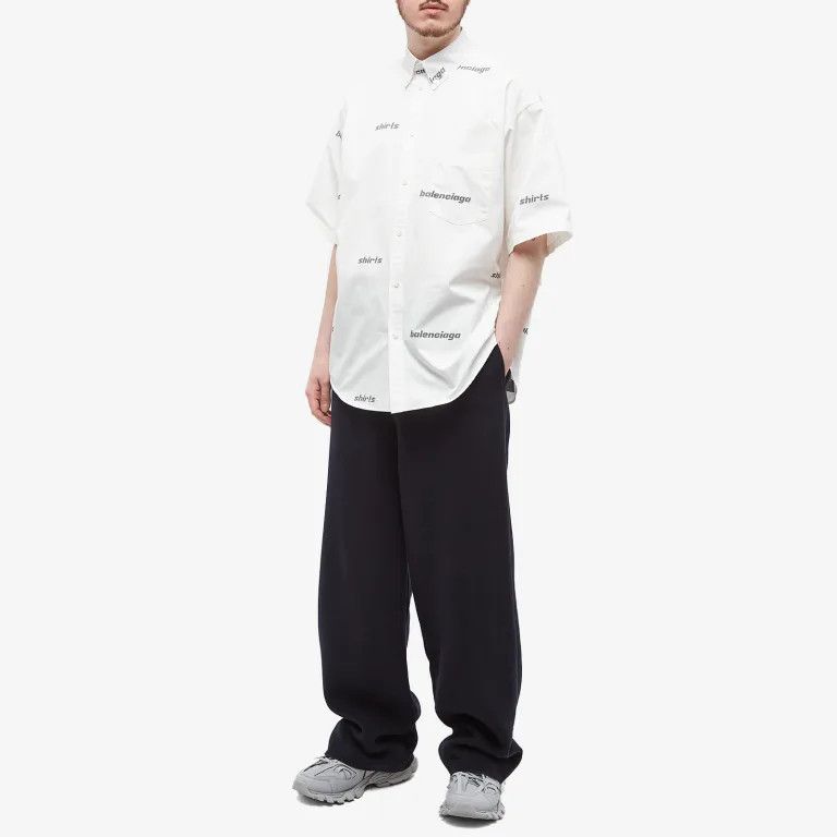 Balenciaga o1la1rc1a0325 Elastic Waist Pant in Navy Size US 30 / EU 46 - 4 Thumbnail
