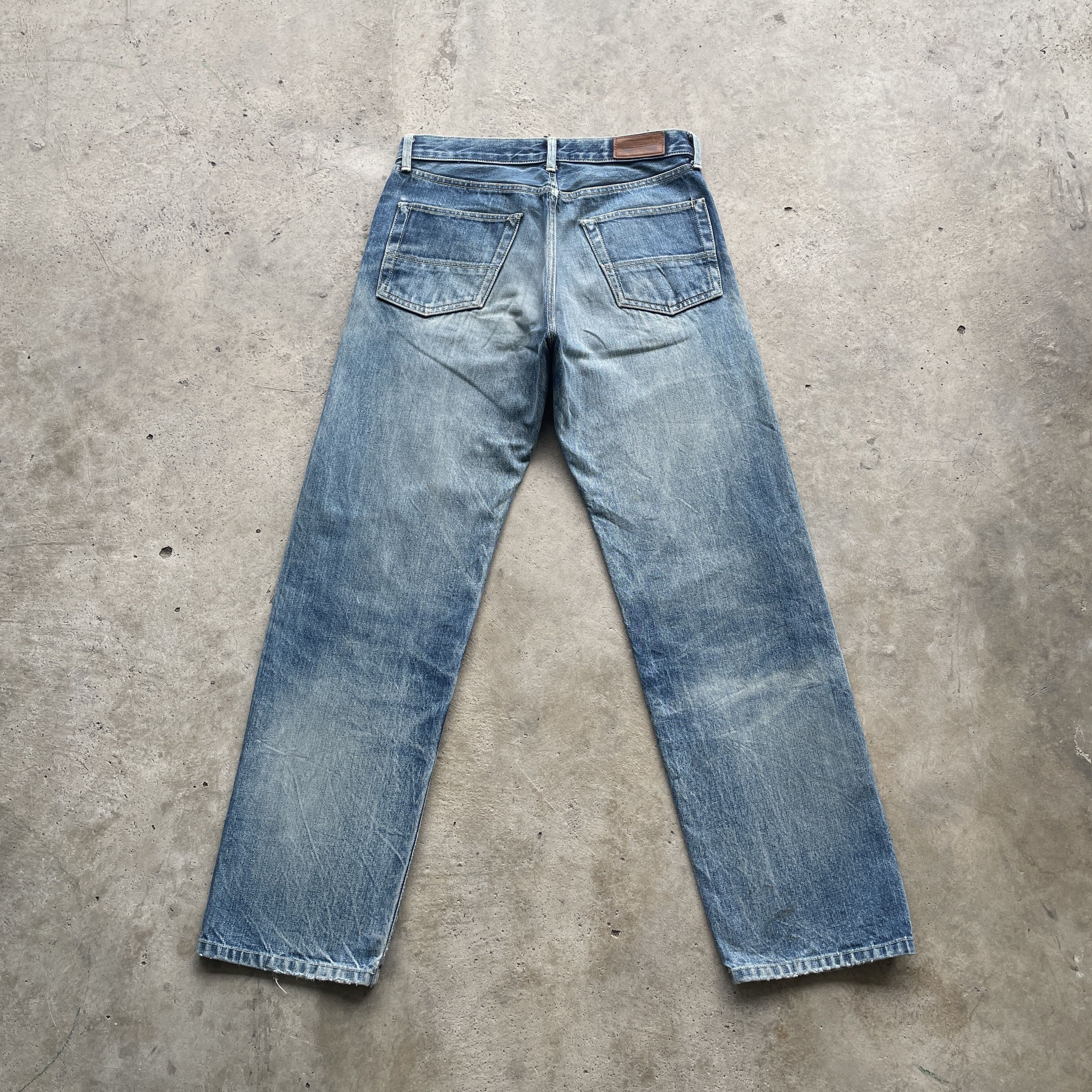 Faded Glory × Paul Smith PAUL SMITH DISTRESSED SELVEDGE JEANS FADED PANTS DENIM W31 Size US 31 - 12 Thumbnail