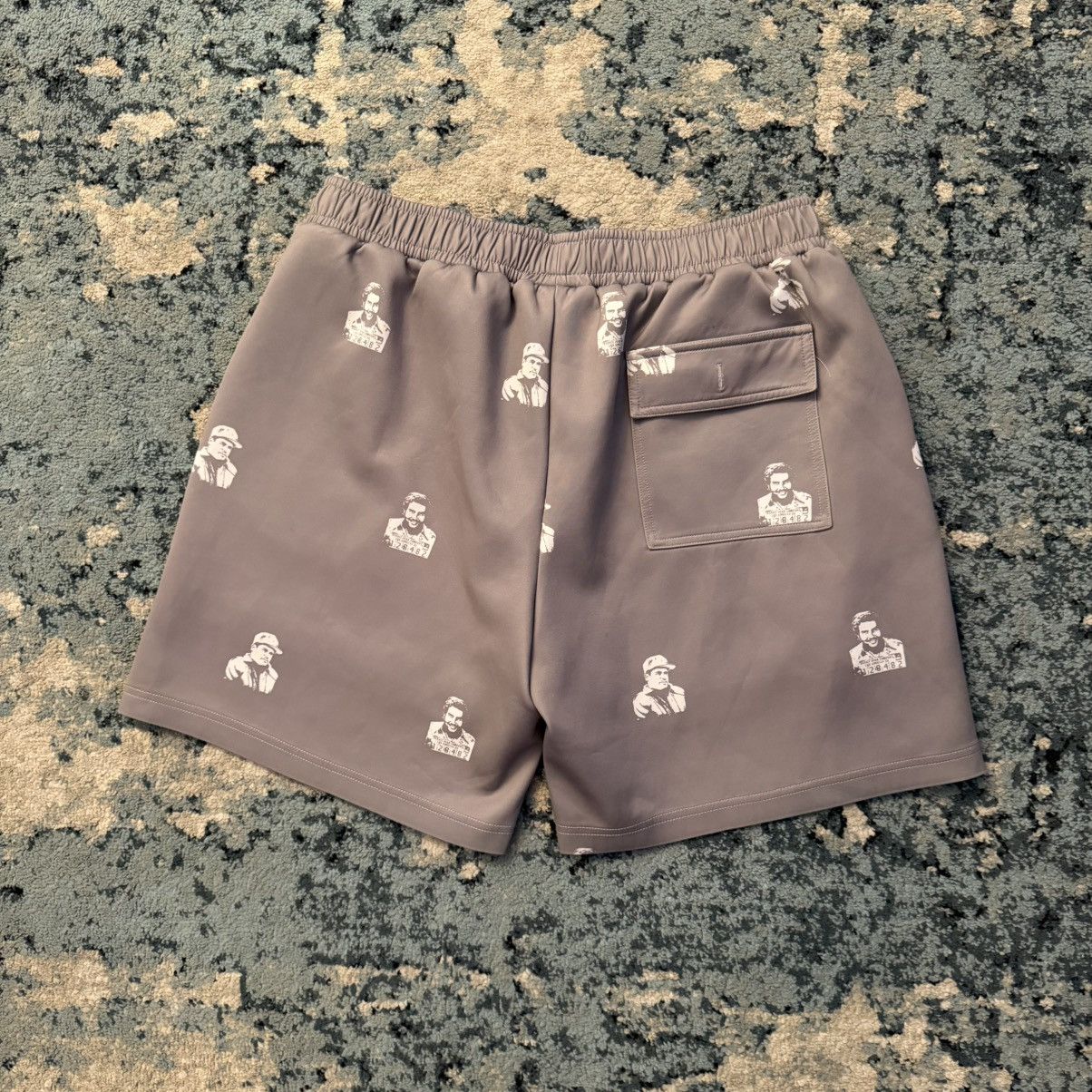 Asaali Asaali Gray Swim Cartel Shorts Size XL Fits 36 Brand New Size US 36 / EU 52 - 2 Thumbnail