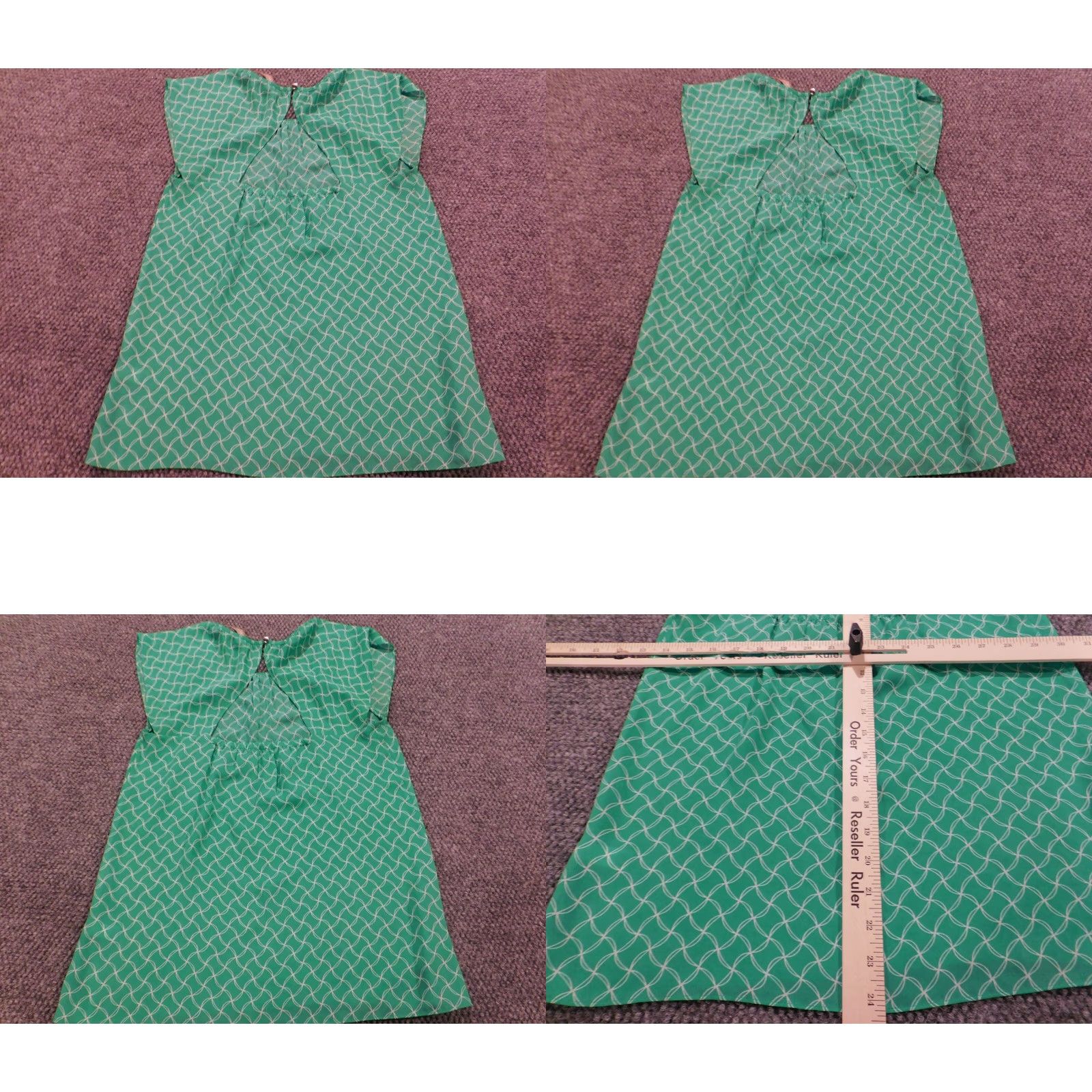 Banana Republic Banana Republic Blouse Womens 2 Green Sleeveless Crew Neck Pullover Casual Size XS / US 0-2 / IT 36-38 - 8 Thumbnail