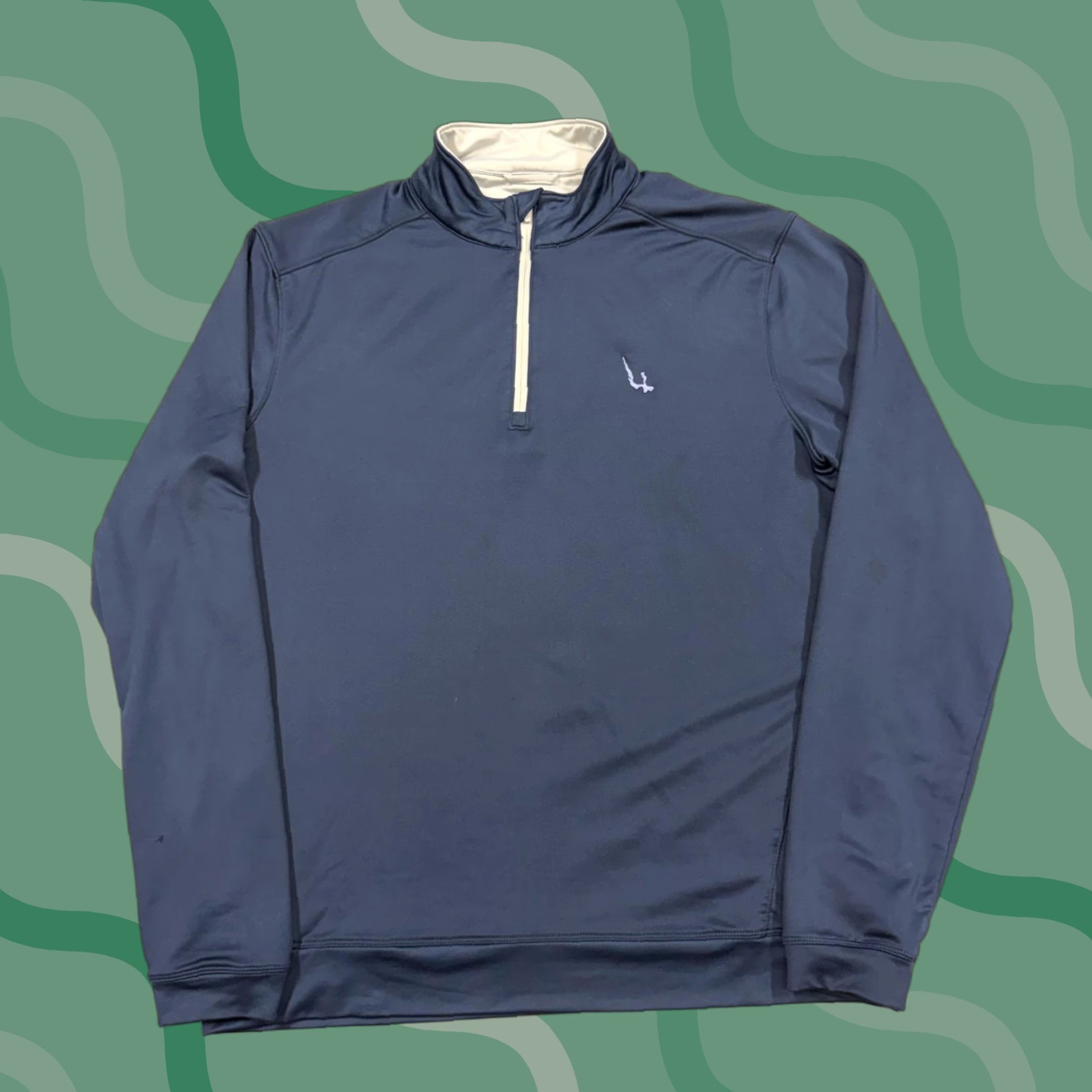 Vineyard Vines Vineyard Vines Pullover Mens Large Blue 1/4 Zip Long Sleeve Performance Top Size US L / EU 52-54 / 3 - 1 Thumbnail