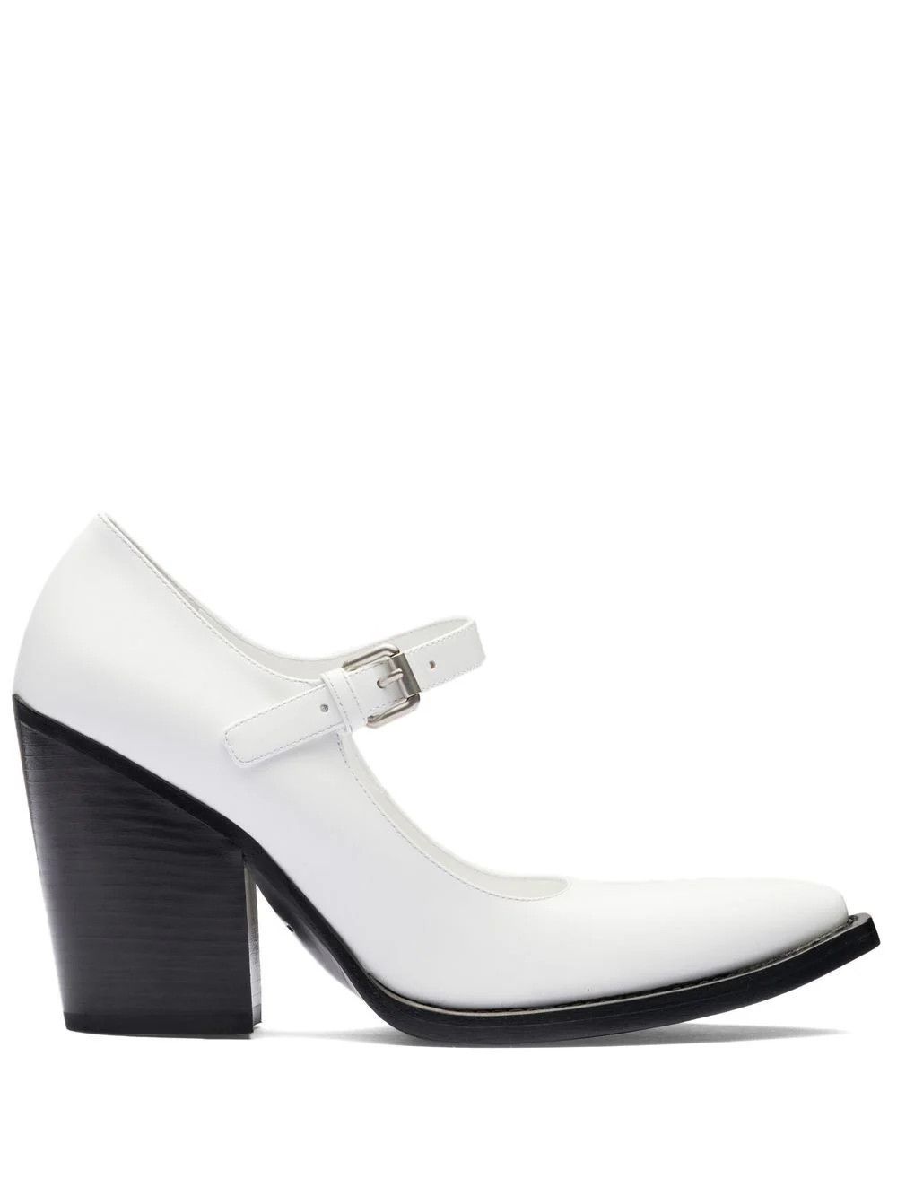 Prada o1la1rc1a0724 Heeled Pump in White Size US 8.5 / IT 38.5 - 1 Preview