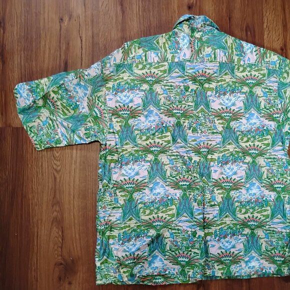 Other Vintage Code Bleu Pastoral Wheat Farming Hawaiian Shirt Size US S / EU 44-46 / 1 - 6 Thumbnail