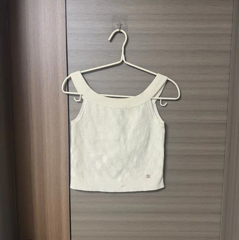Chanel Chanel White Silk Women's T-Shirt 0089 Size S / US 4 / IT 40 - 1 Thumbnail