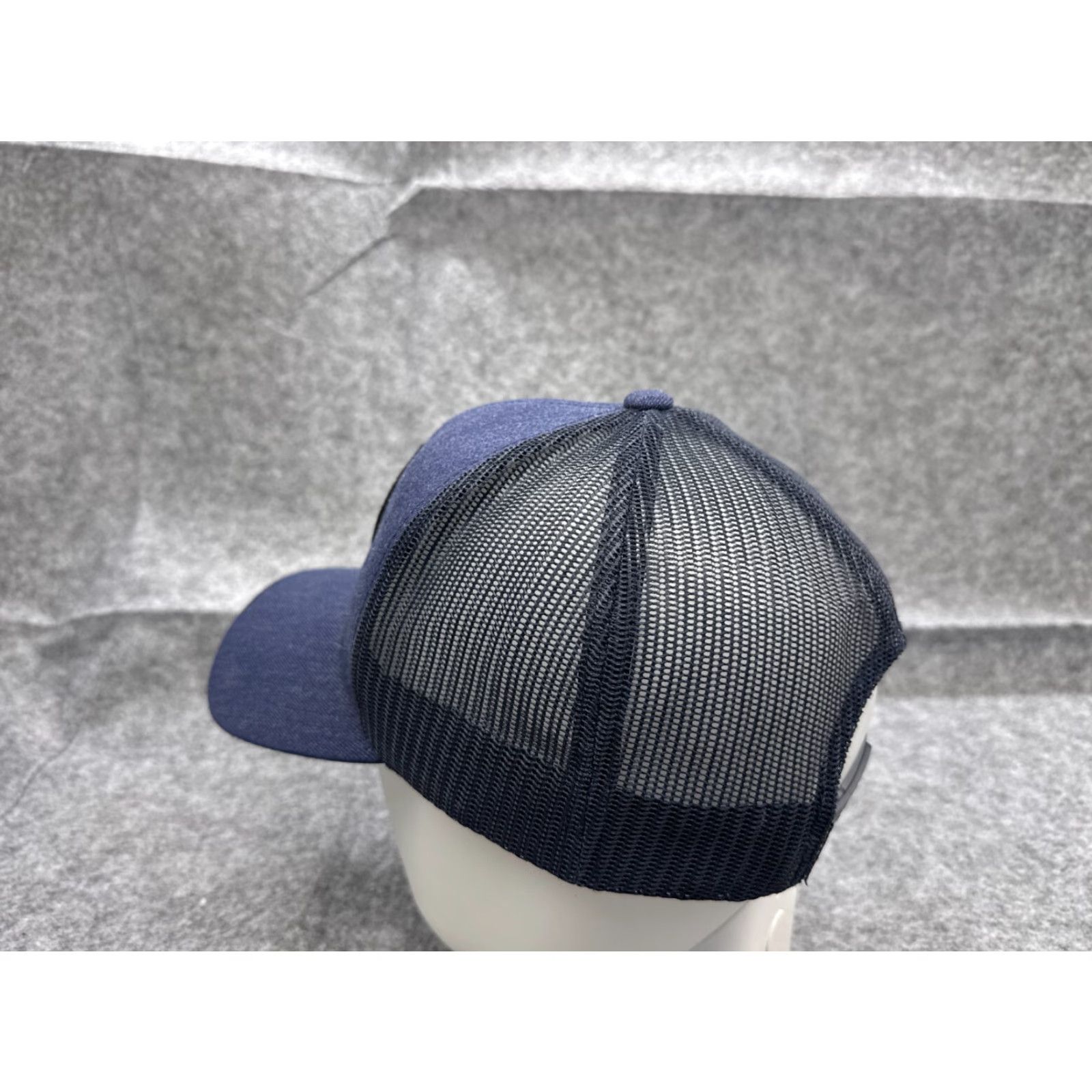 Rip Curl RIP CURL Hat Cap Snap Back Adult Blue Denim Look Trucker Polyester Wool Blend Size ONE SIZE - 5 Thumbnail