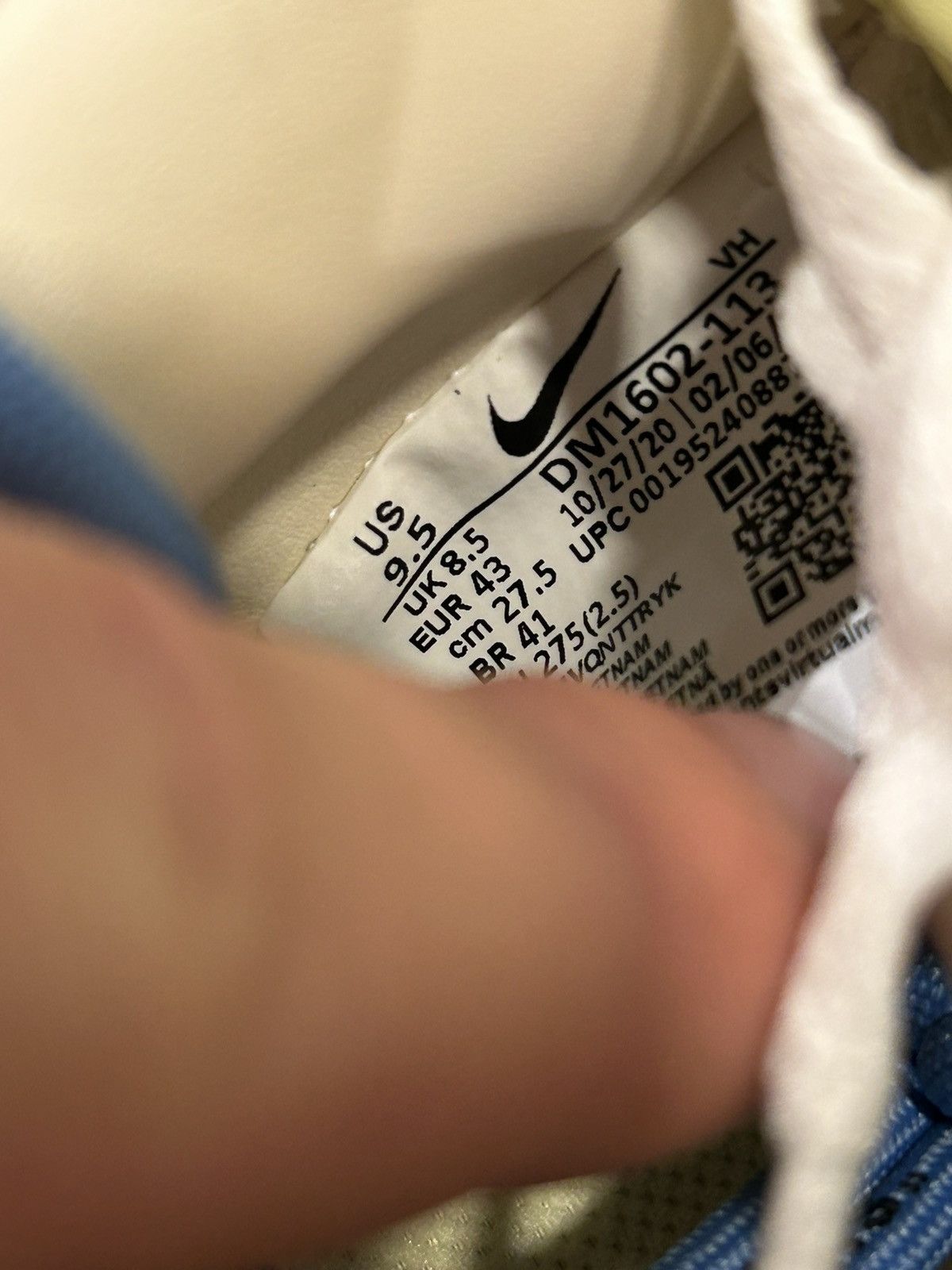 Nike Nike Dunk Low ‘Off-White Lot 5’ Size US 9.5 / EU 42-43 - 6 Thumbnail