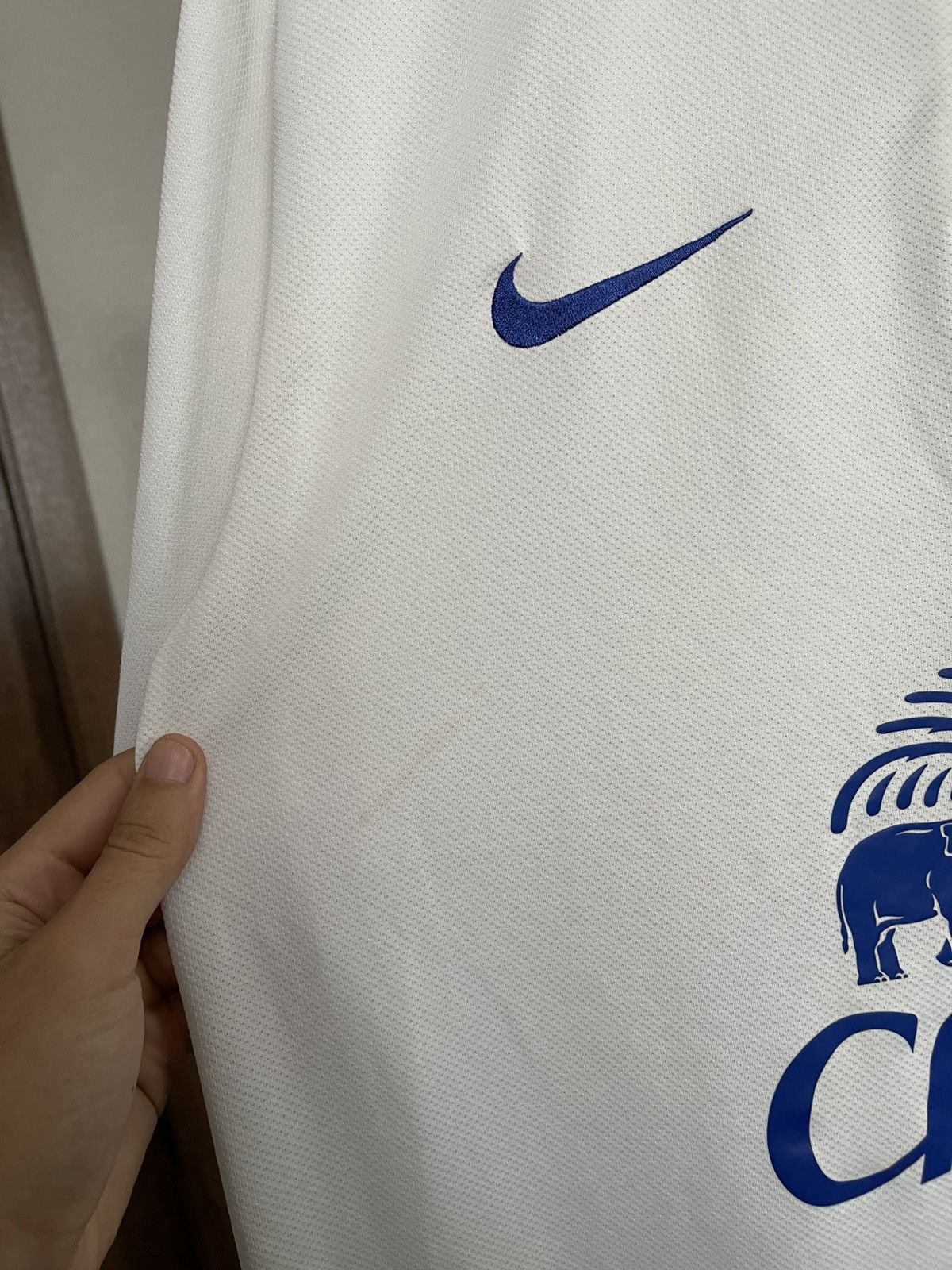 Nike 2012/2013 Nike Everton Soccer Jersey T-Shirt Tee Size US L / EU 52-54 / 3 - 11 Thumbnail