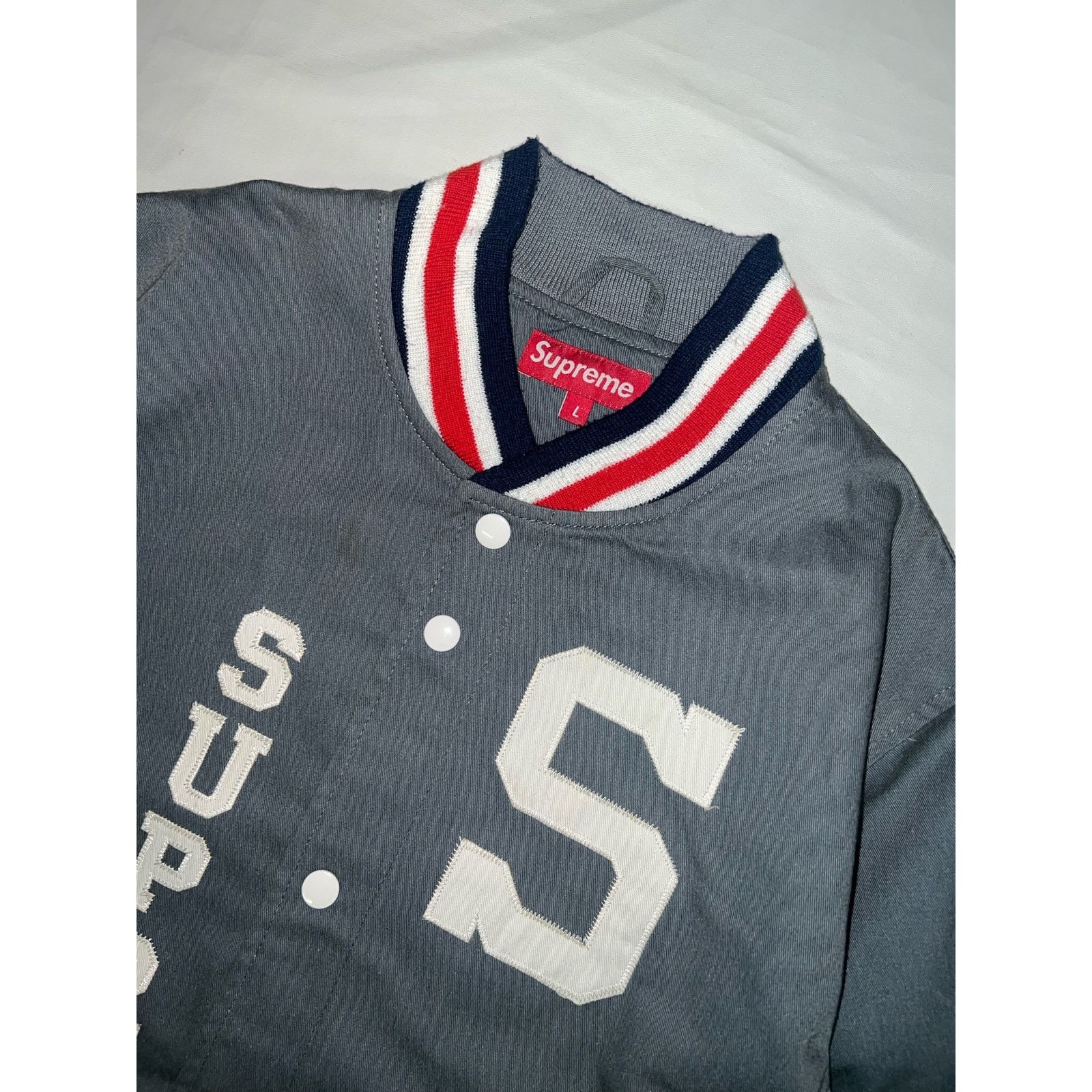 Supreme Supreme 2009 Aces Baseball Varsity Jacket Size US L / EU 52-54 / 3 - 2 Thumbnail