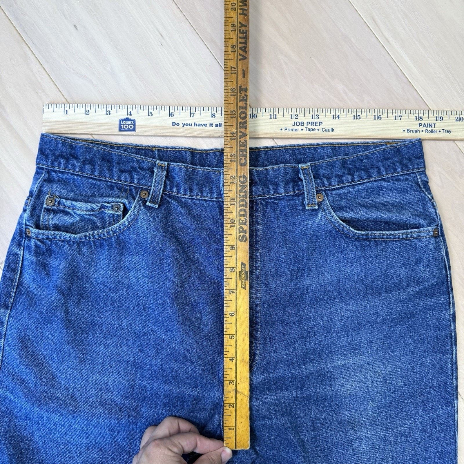 Levi's Vintage Levis 517 Jeans 36 Blue 80s Denim Made in USA Size US 36 / EU 52 - 6 Thumbnail