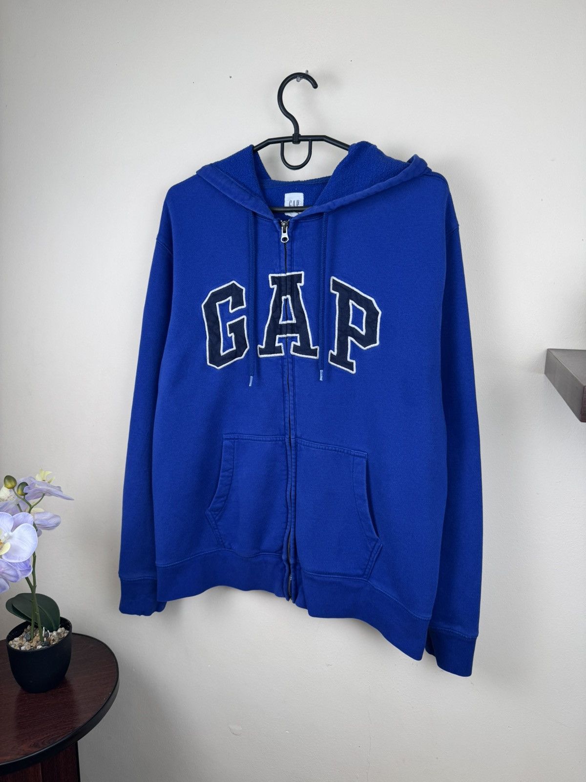 Gap Gap T shirt Blue L Hoodie Full Zip Casual Streetwear Size US L / EU 52-54 / 3 - 4 Thumbnail