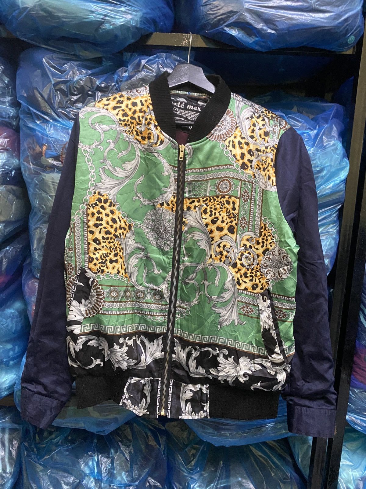 Japanese Brand Vintage Café Mer California Baroque Bomber - Leopard Chain Size US L / EU 52-54 / 3 - 3 Thumbnail