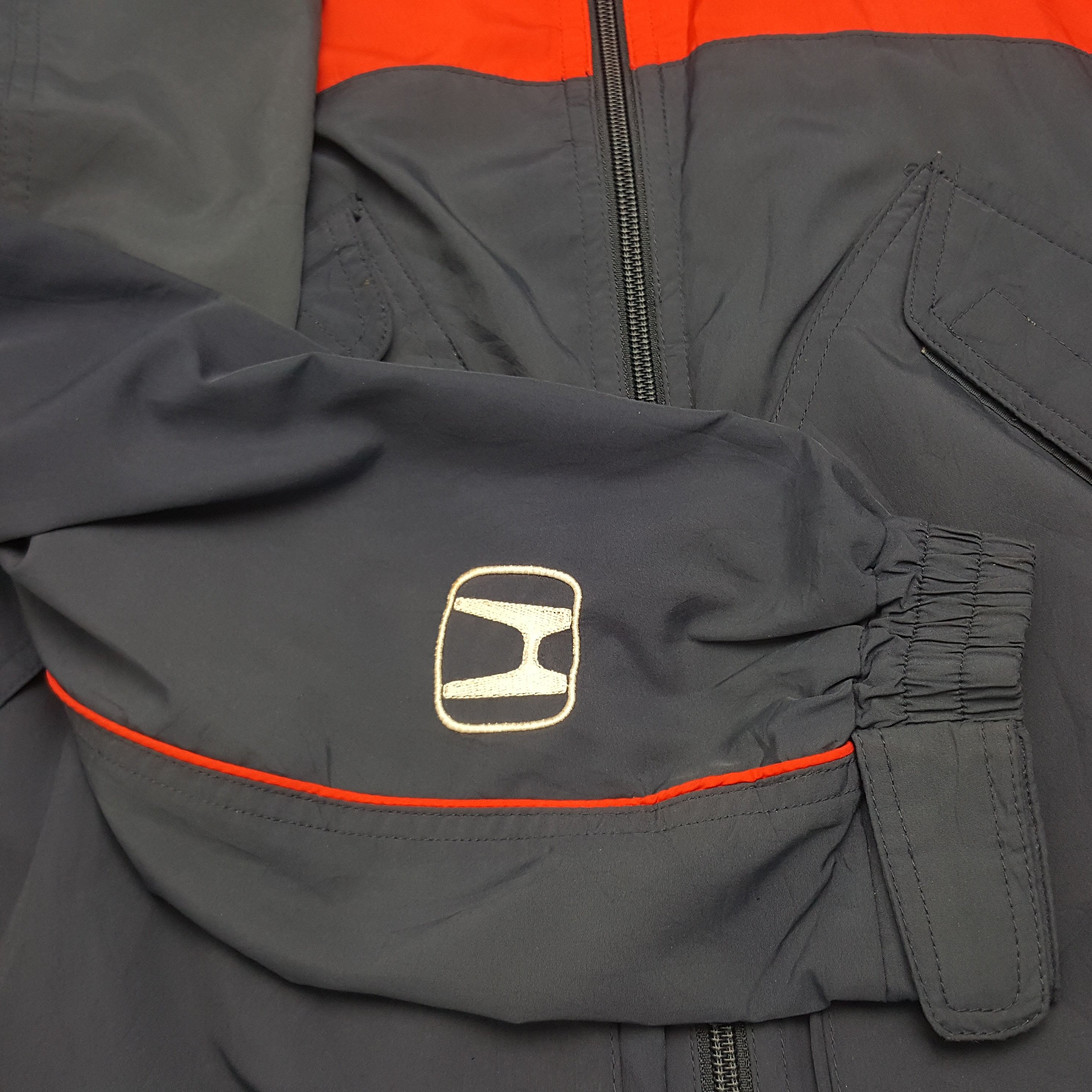 Honda × Japanese Brand × Vintage Vintage Honda Racing Windbreaker Jacket Size US L / EU 52-54 / 3 - 8 Thumbnail