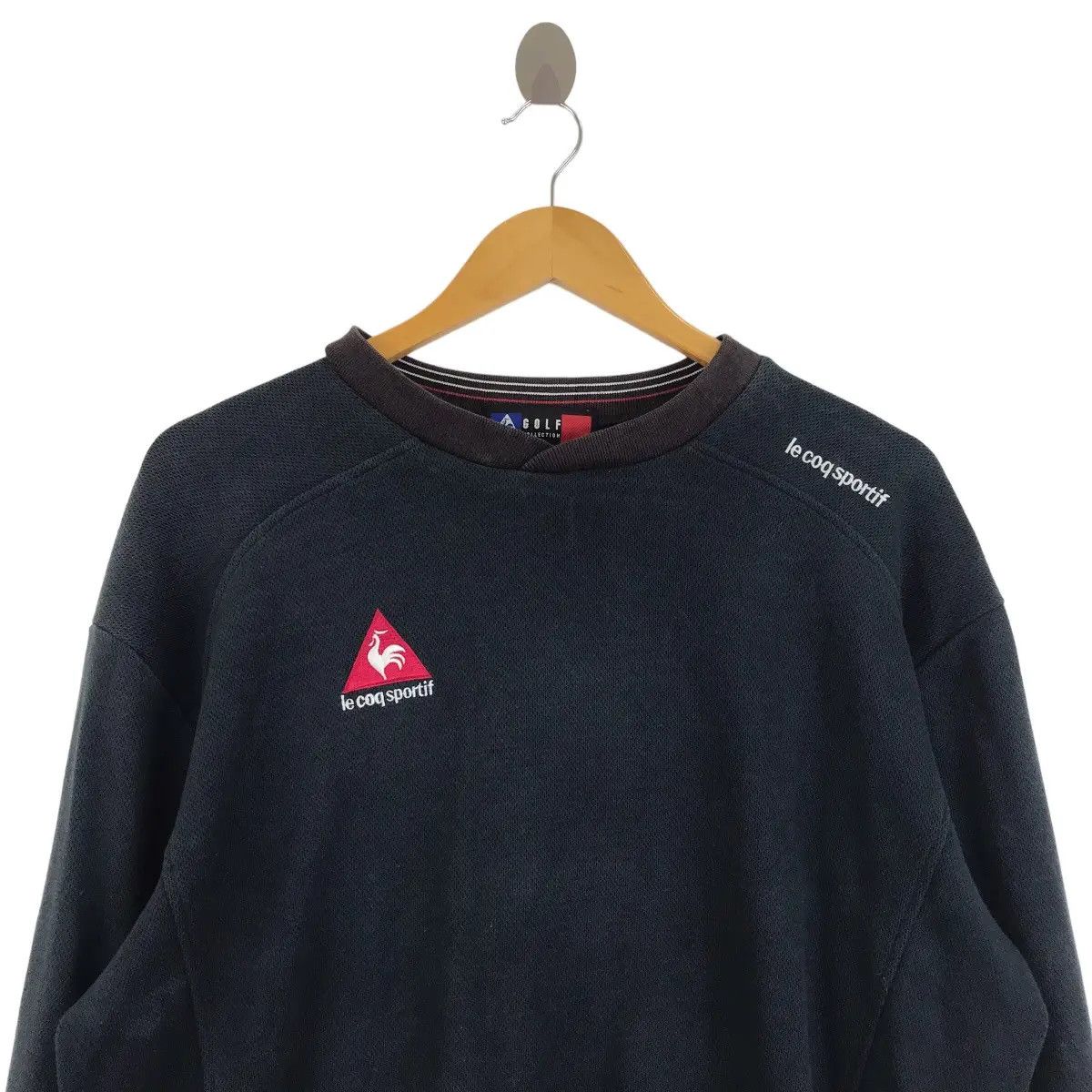 Le Coq Sportif Vtg 90’ LE COQ SPORTIF Golf Collection Sport Sweatshirt Size M / US 6-8 / IT 42-44 - 4 Thumbnail