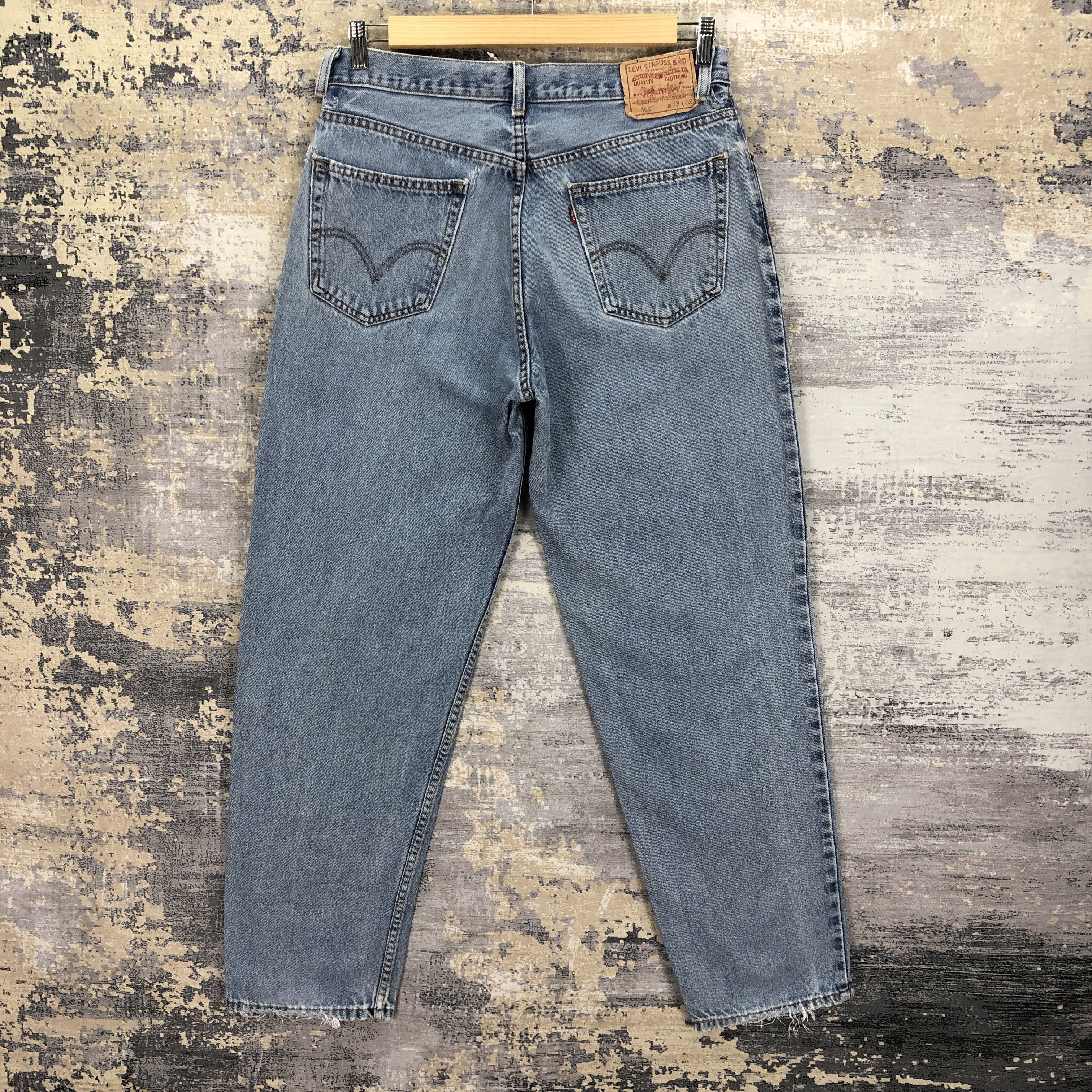 Levi's × Vintage Vintage Y2K Levis Light Wash Jeans Levi's Faded Denim Size US 30 / EU 46 - 2 Thumbnail