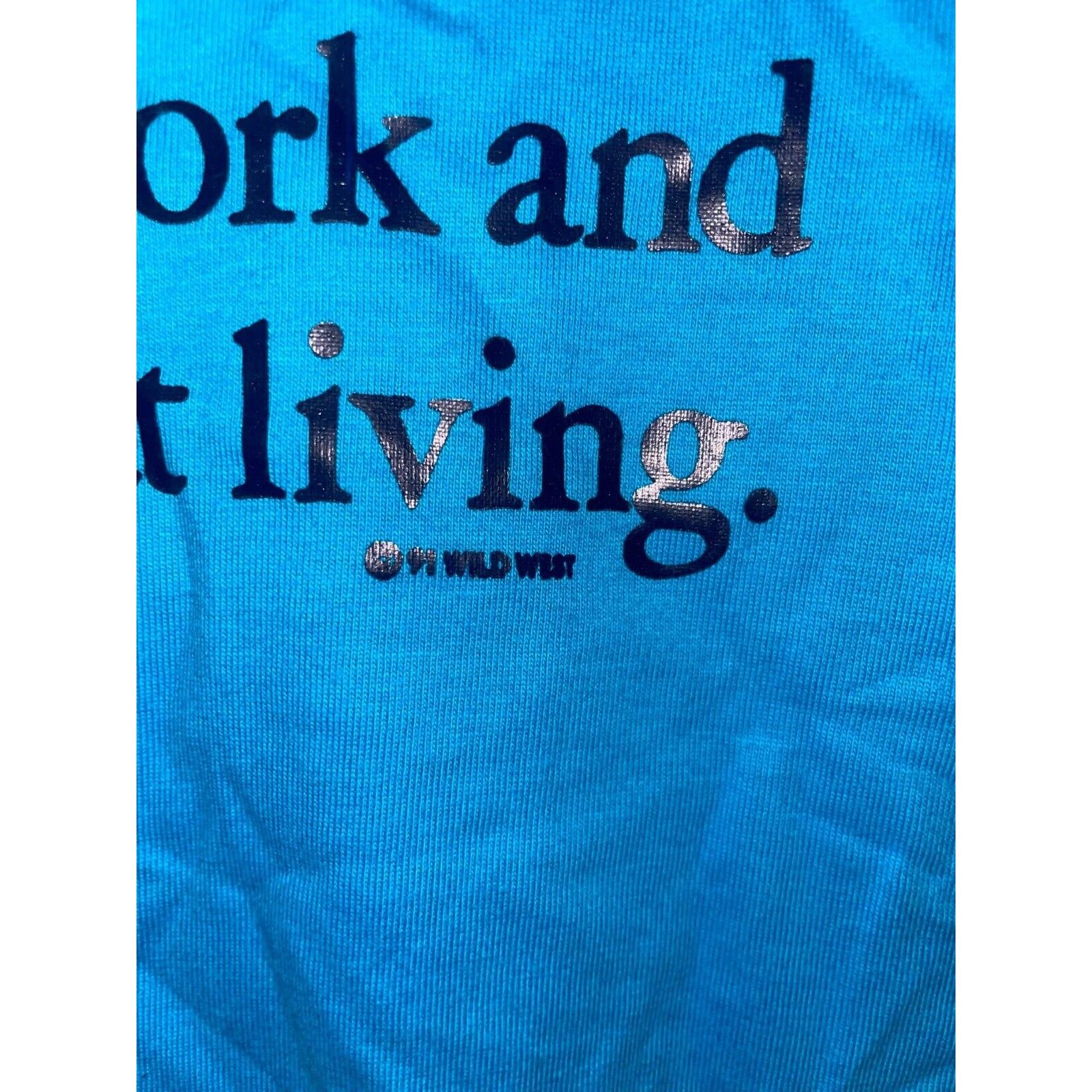 Jerzees Vintage Retirement Shirt Stop Living Work Tee 90s VTG M Size US M / EU 48-50 / 2 - 4 Thumbnail