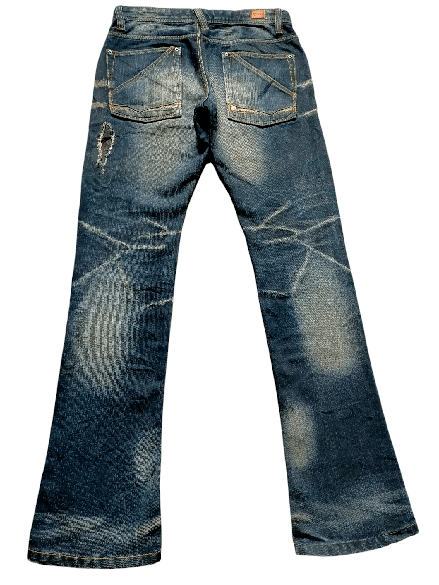Hysteric Glamour Flare Jeans Nicole Club Patchwork Boot cut Denim Size US 30 / EU 46 - 2 Thumbnail