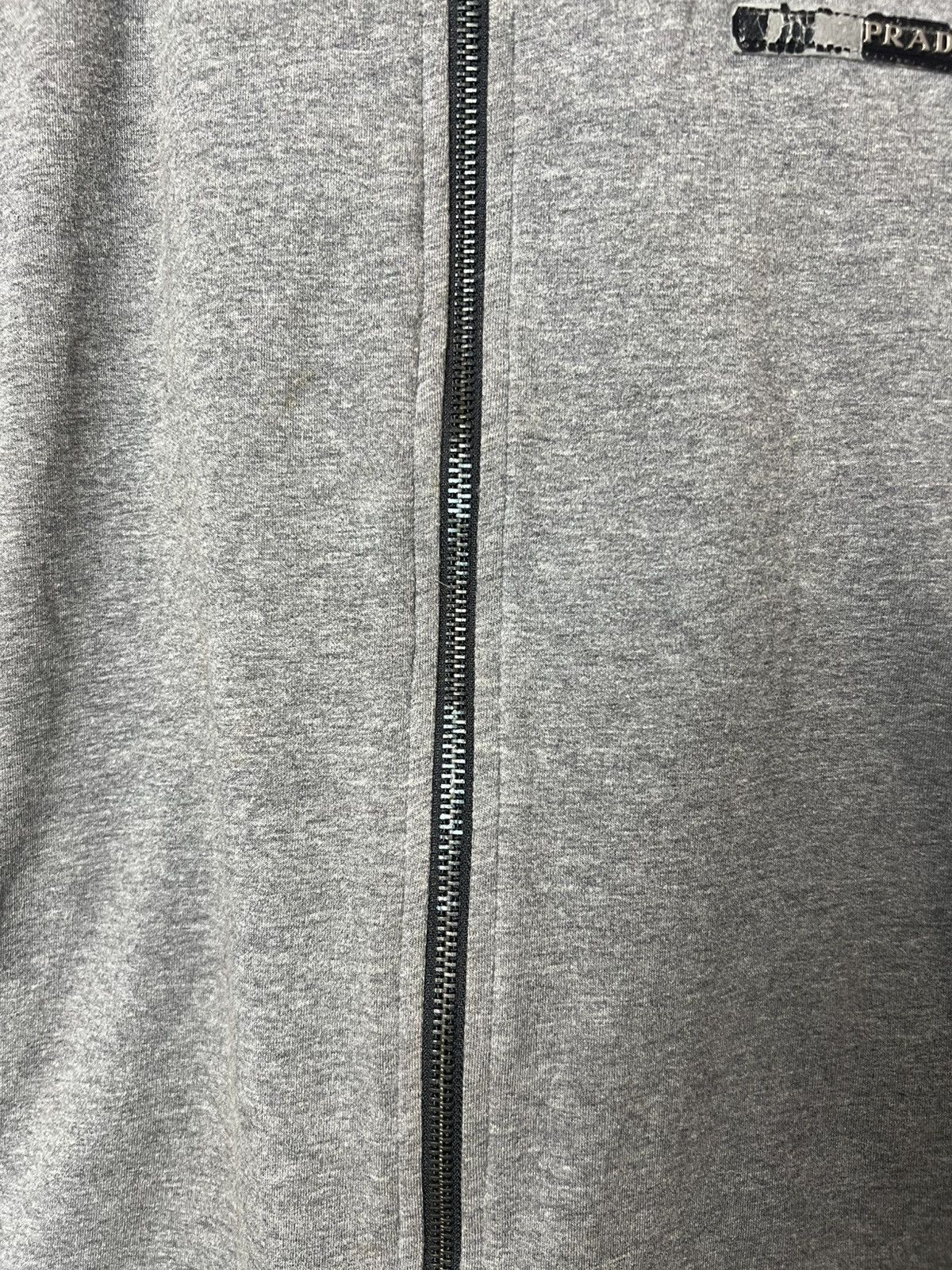 Prada Prada Technical Cotton Zip-Up Hoodie Size US XL / EU 56 / 4 - 5 Thumbnail