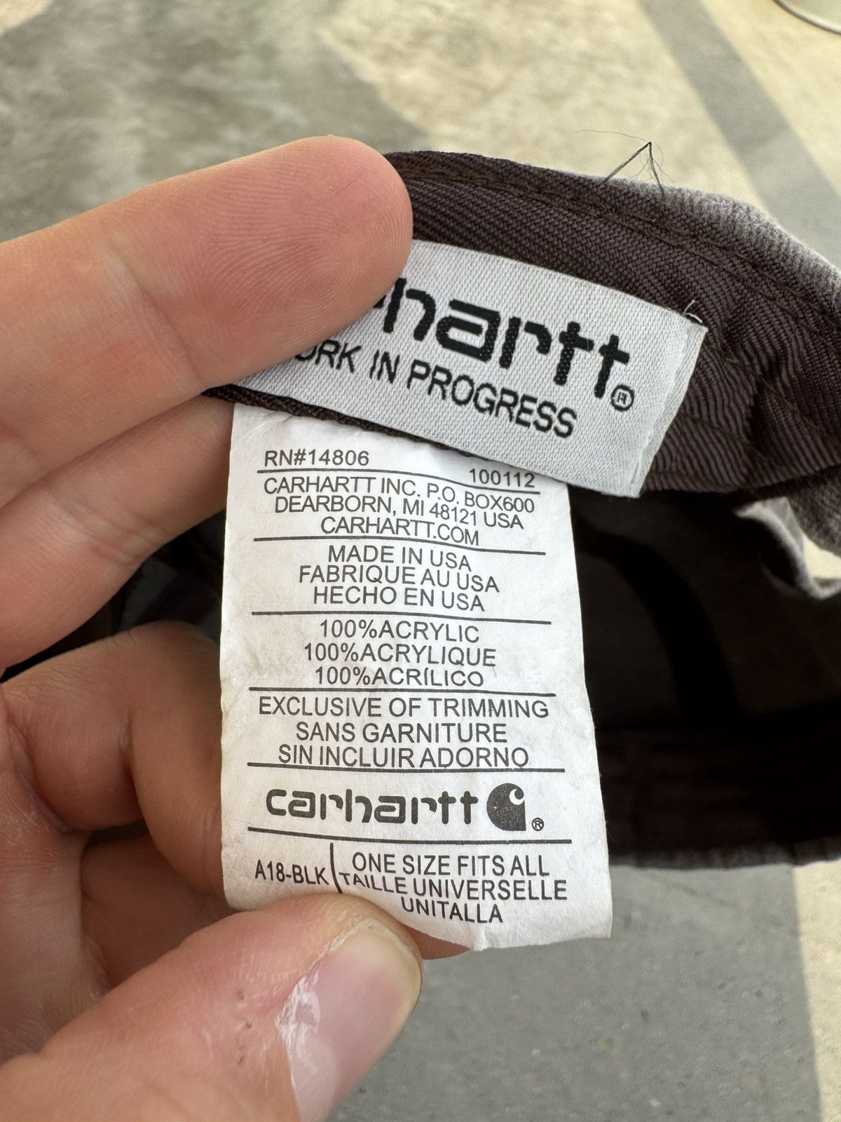 Carhartt × Carhartt Wip *VINTAGE* Carhartt WIP washed brown cap Size ONE SIZE - 5 Thumbnail