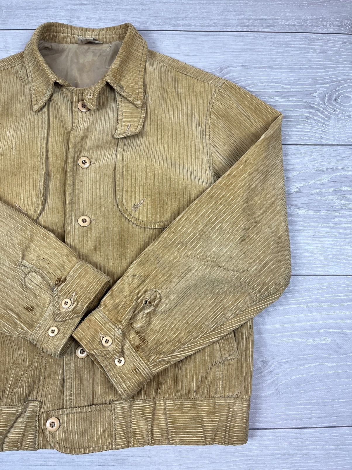 Vintage Brittania Vintage 70s Rare Corduroy Work Jacket Size US M / EU 48-50 / 2 - 11 Thumbnail