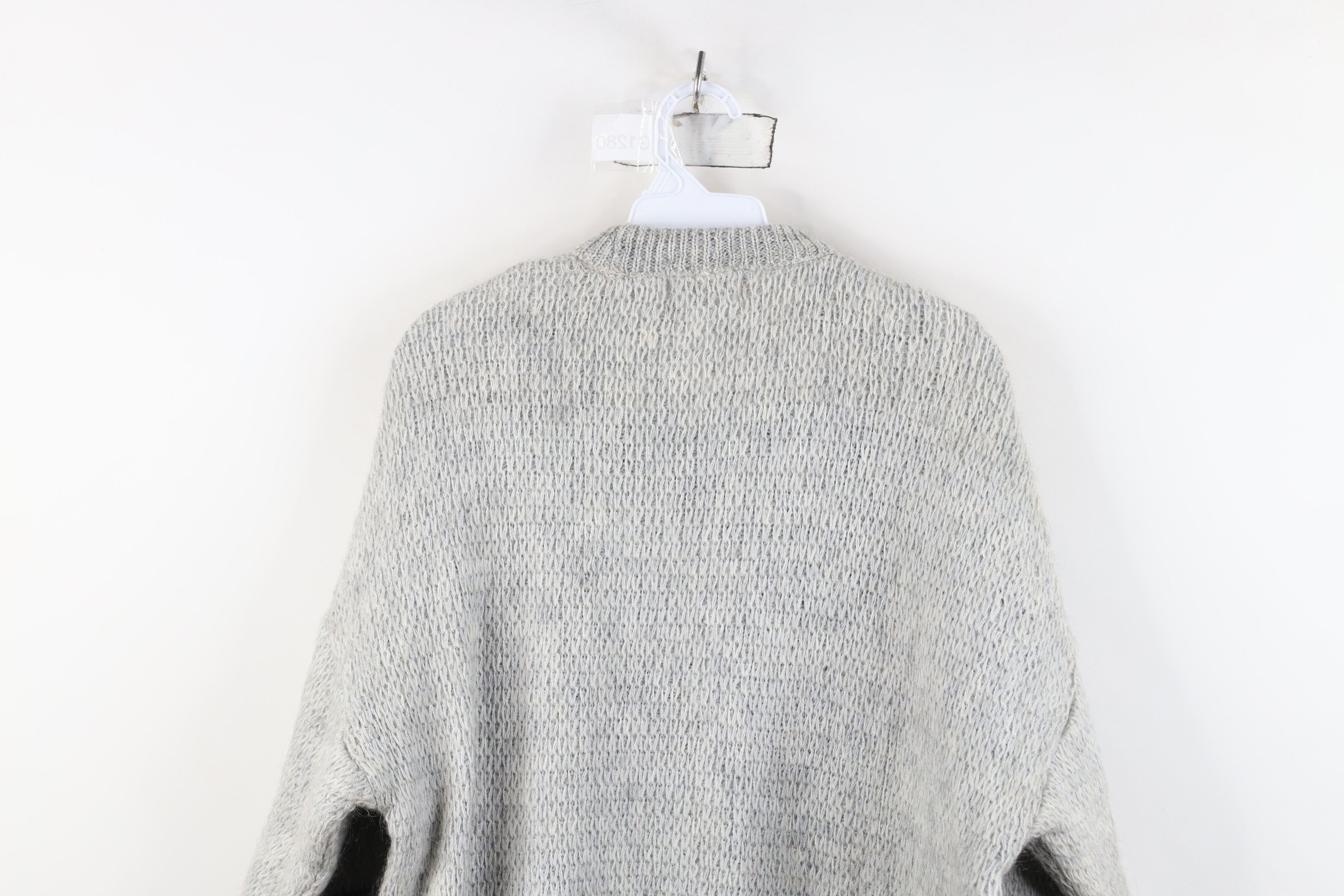Vintage Vintage 90s Streetwear Blend Knit Geometric Crewneck Sweater Size US XL / EU 56 / 4 - 11 Thumbnail