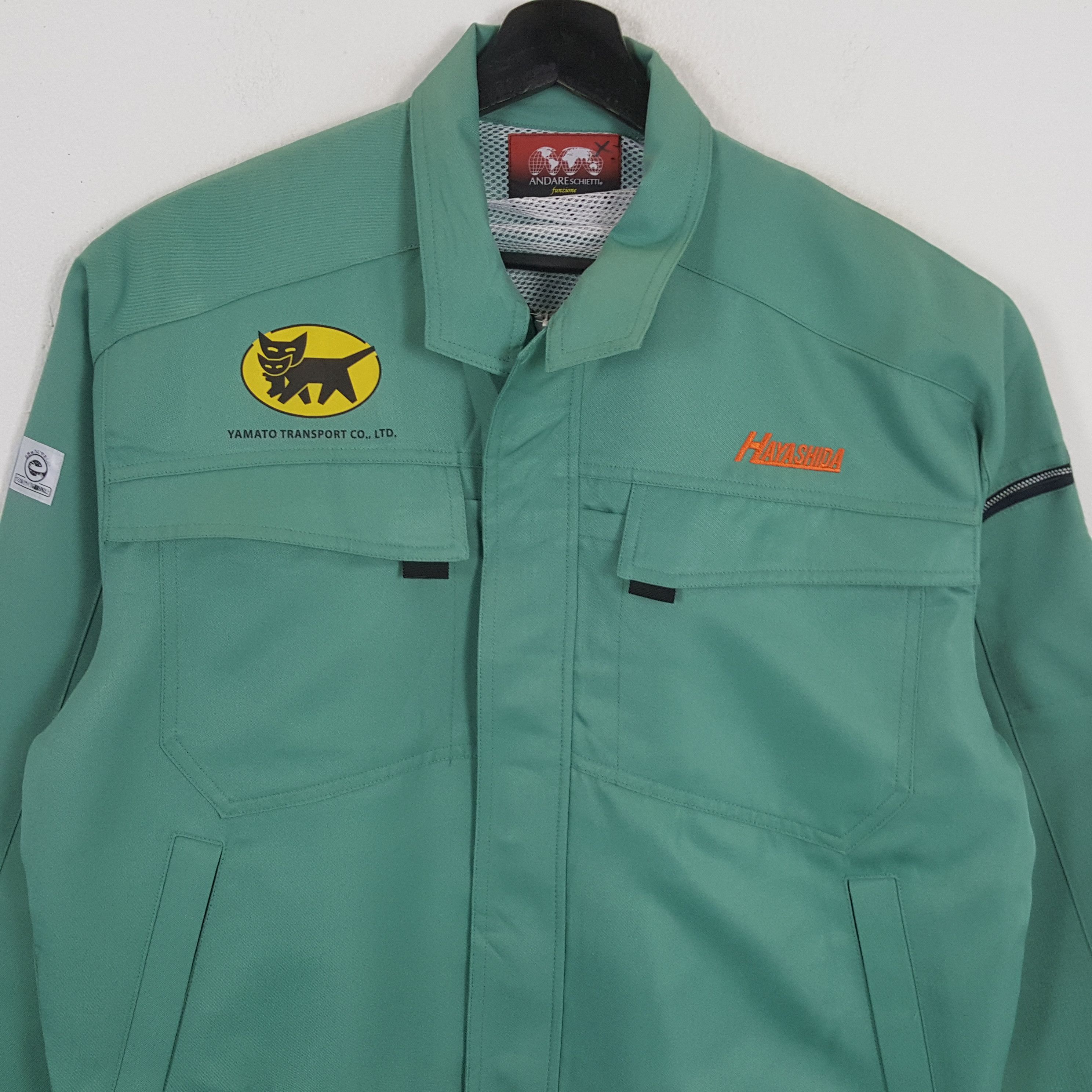 Japanese Brand × Vintage YAMATO TRANSPORT Japanese Workwear Custom Art Jacket Size US L / EU 52-54 / 3 - 4 Thumbnail