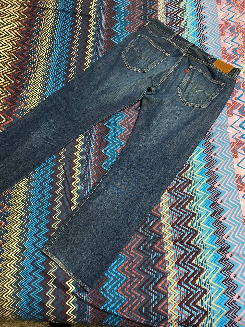 Levi's jeans pants Levi's 501 blue Y2K vintage w38 streetwear Size US 38 / EU 54 - 17 Thumbnail