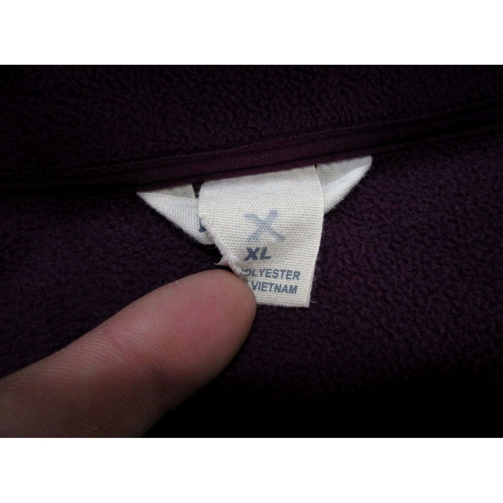 Duluth Trading Company Duluth Fleece Zip Up Hooded Jacket Womens XL Heavy Plum Purple Full Zip Size XL / US 12-14 / IT 48-50 - 2 Thumbnail