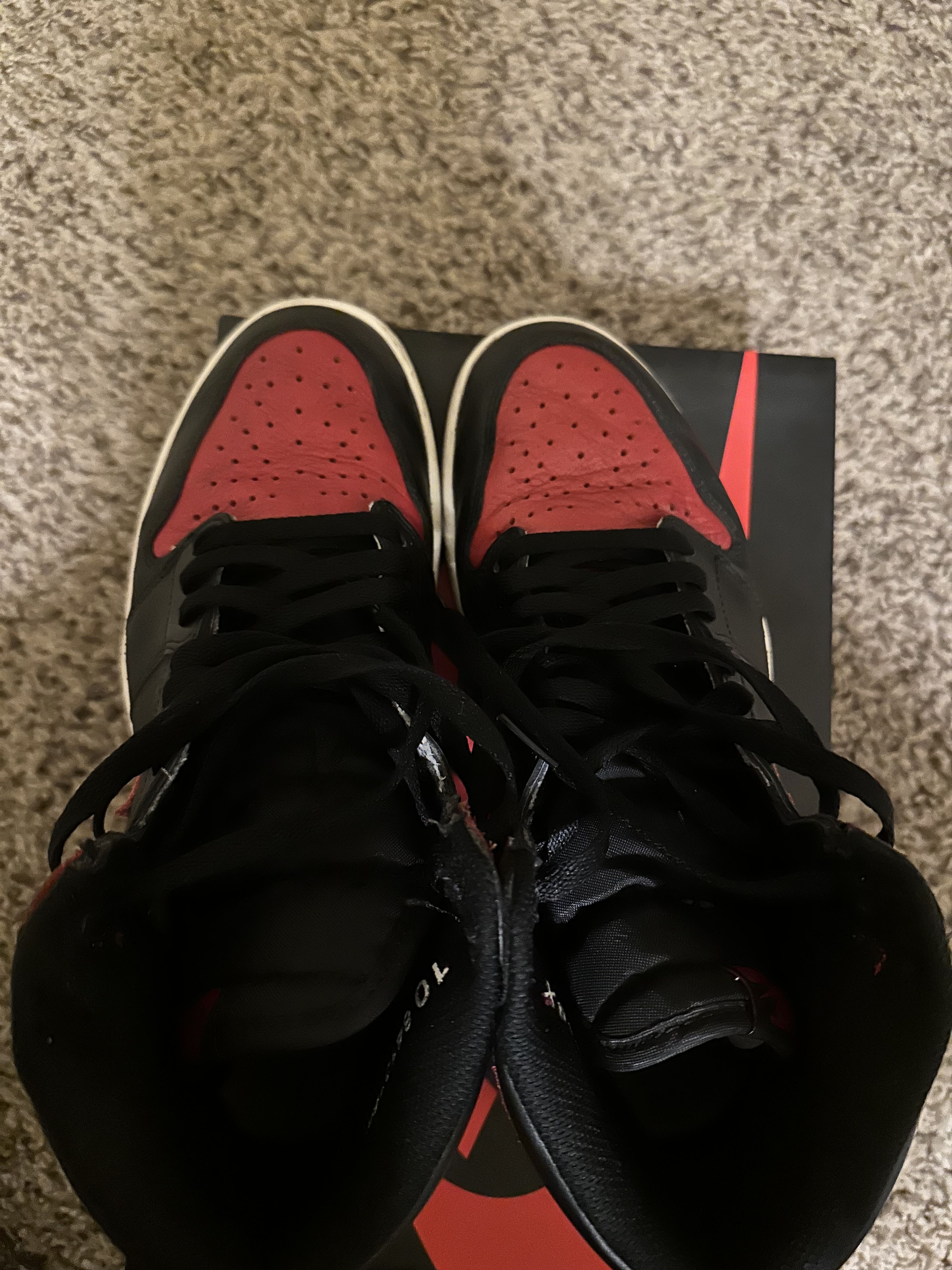 Jordan Brand Jordan Bred 1 2016 Size US 10 / EU 43 - 3 Thumbnail