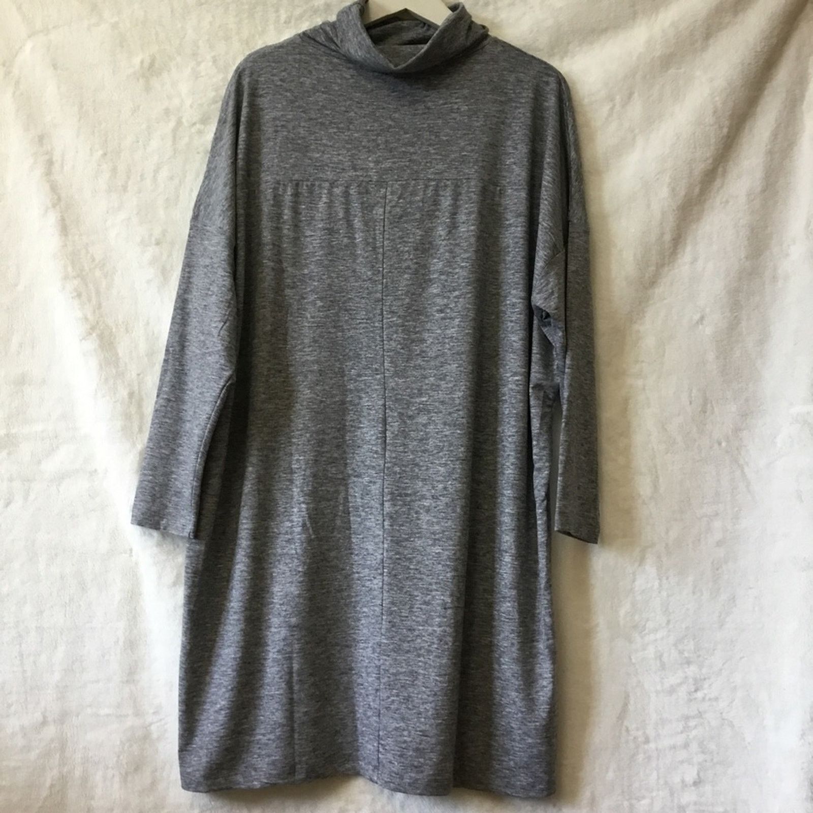 Mango MNG Gray Oversized Turtleneck Dress Size M / US 6-8 / IT 42-44 - 5 Thumbnail