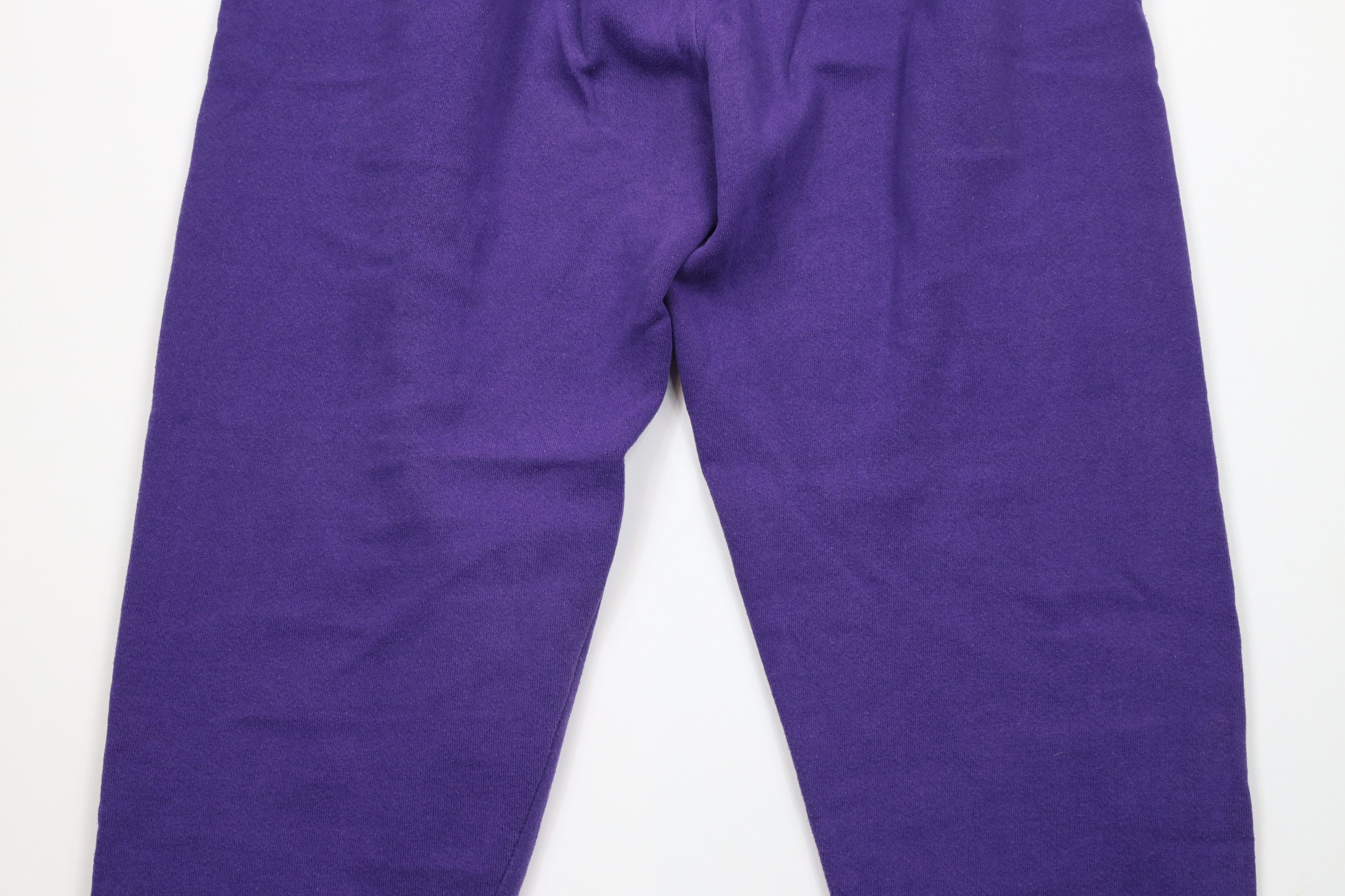 Vintage Vintage 90s Streetwear Blank Sweatpants Joggers Purple USA Size 28" / US 6 / IT 42 - 13 Thumbnail