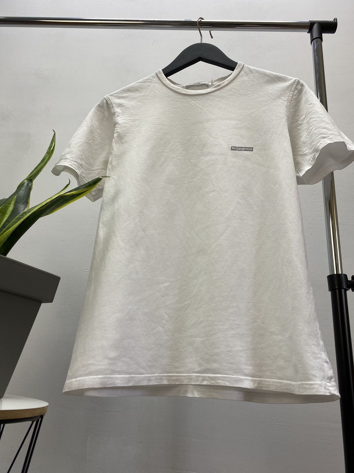 Yves Saint Laurent Yves Saint Laurent Small Logo T-shirt YSL White Men’s S Size US S / EU 44-46 / 1 - 6 Thumbnail