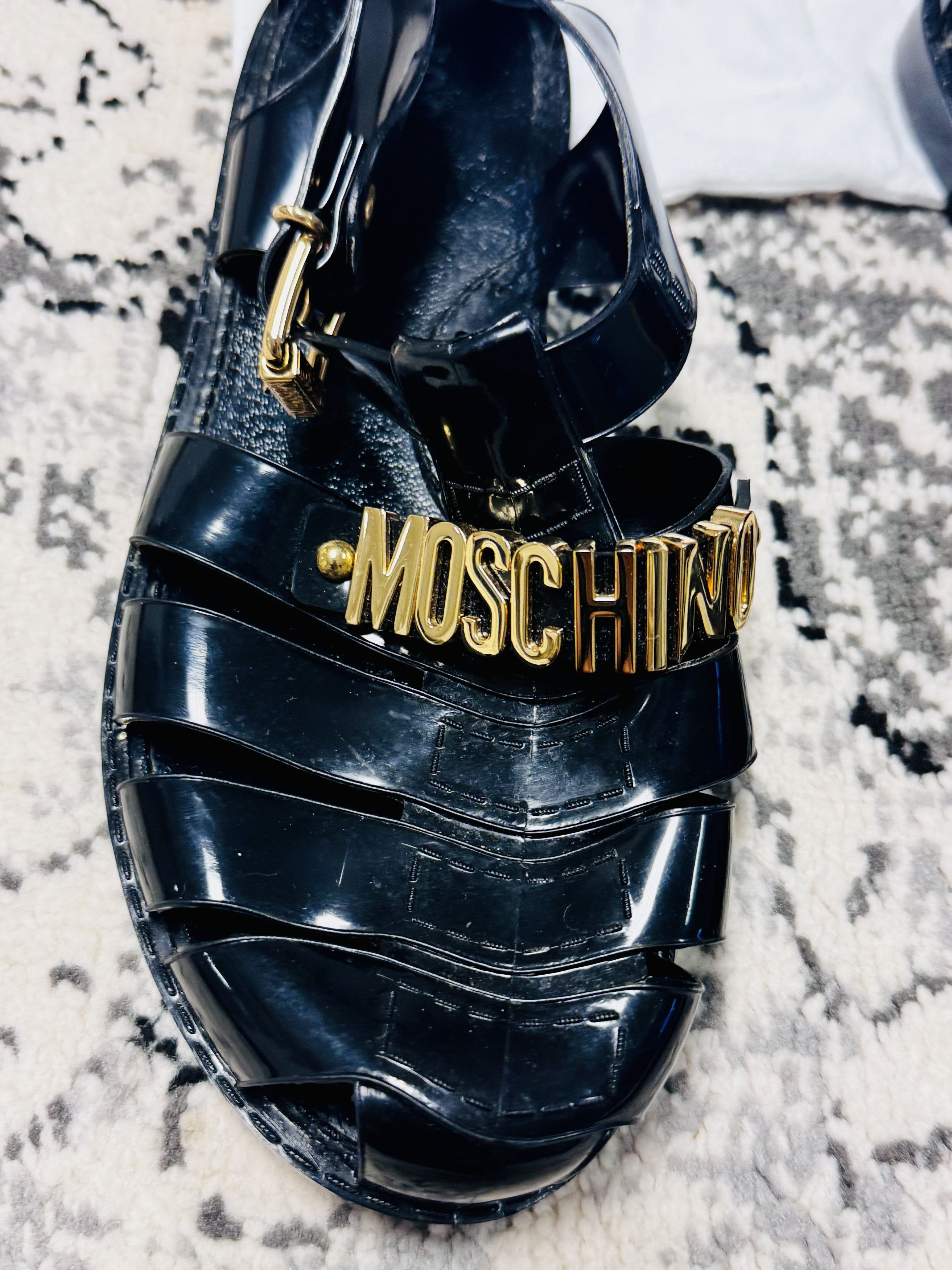 Moschino Moschino Jelly Sandals Size 7 Size US 7 / EU 40 - 6 Thumbnail