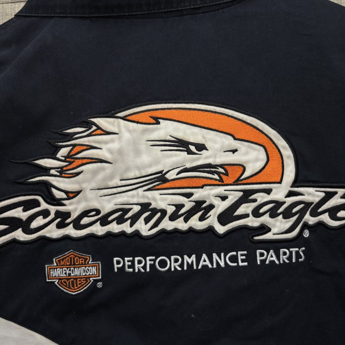 Harley Davidson Vintage Harley Davidson Screamin’ Eagle NASCAR Style Jacket Size US XL / EU 56 / 4 - 5 Thumbnail