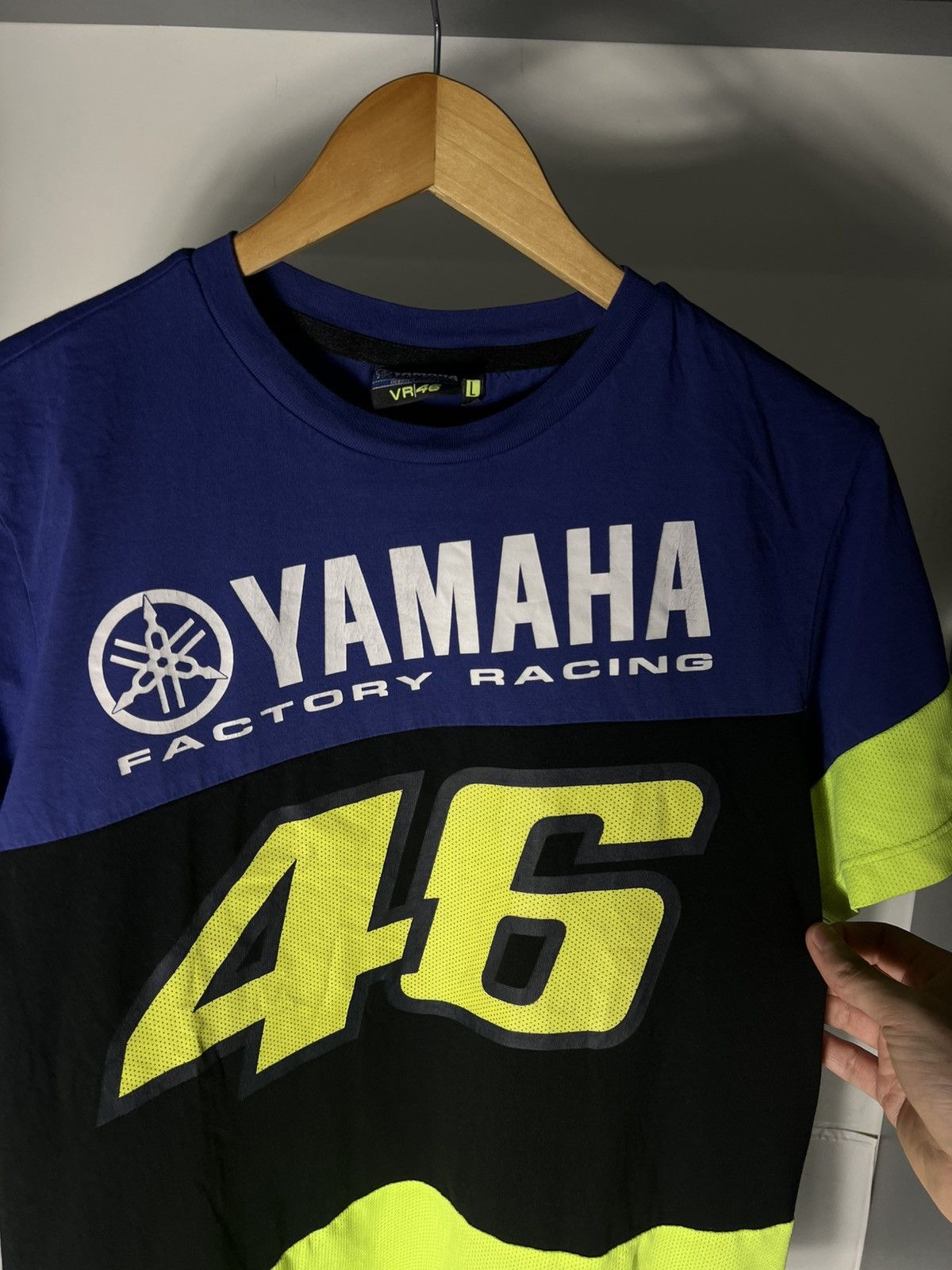 NASCAR VINTAGE YAMAHA FACTORY RACING MOTORCYCLE RETRO BIKE Y2K 90s Size US L / EU 52-54 / 3 - 8 Thumbnail