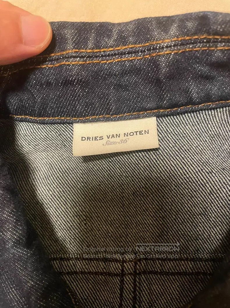 Dries Van Noten Oversized Denim Vest Coat