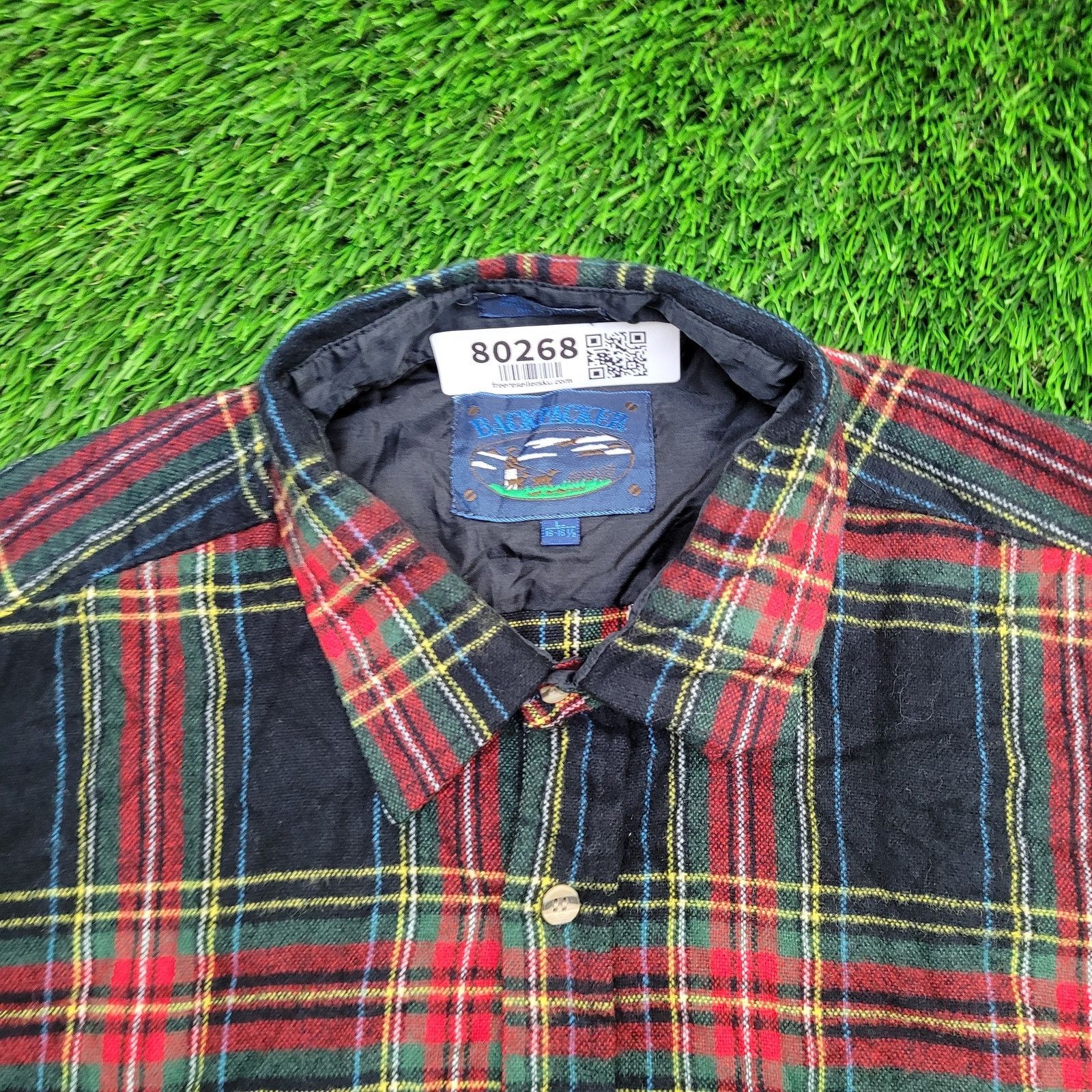 Vintage Vintage Backpackers Western Plaid Shirt L 16.5 22x28 Shacket Size US L / EU 52-54 / 3 - 9 Thumbnail