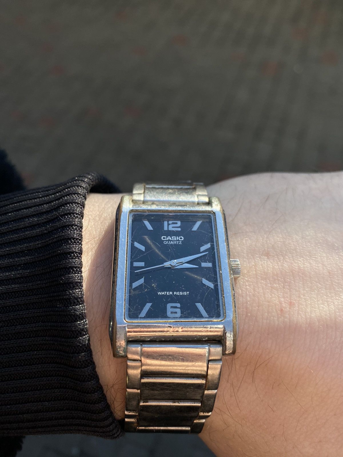 Casio Casio Vintage Rectangle Watch - Japanese Brand Size ONE SIZE - 2 Thumbnail