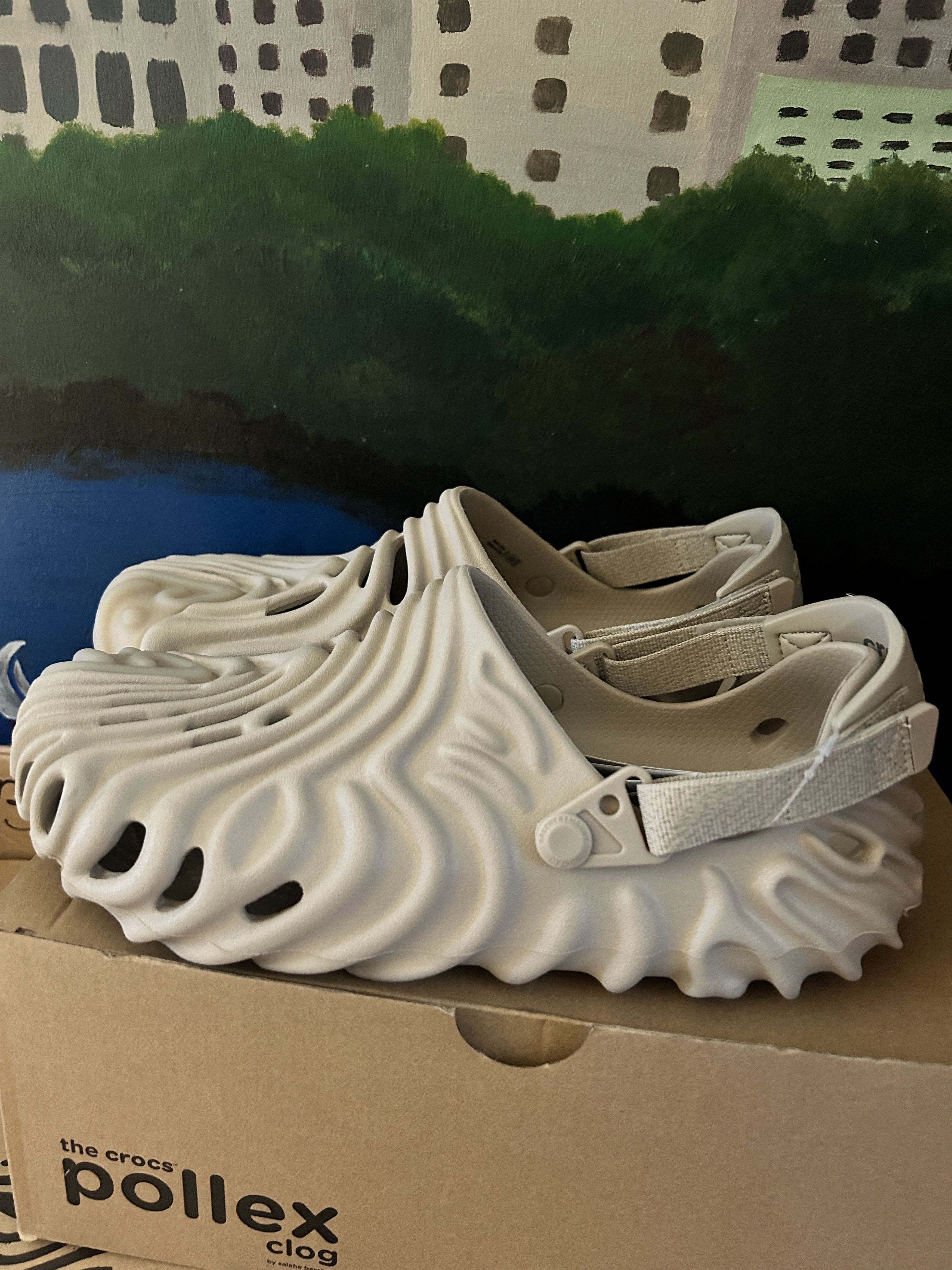 Crocs × Salehe Bembury Crocs Pollex Clog by Salehe Bembury Horchata Size US 11 / EU 44 - 2 Thumbnail