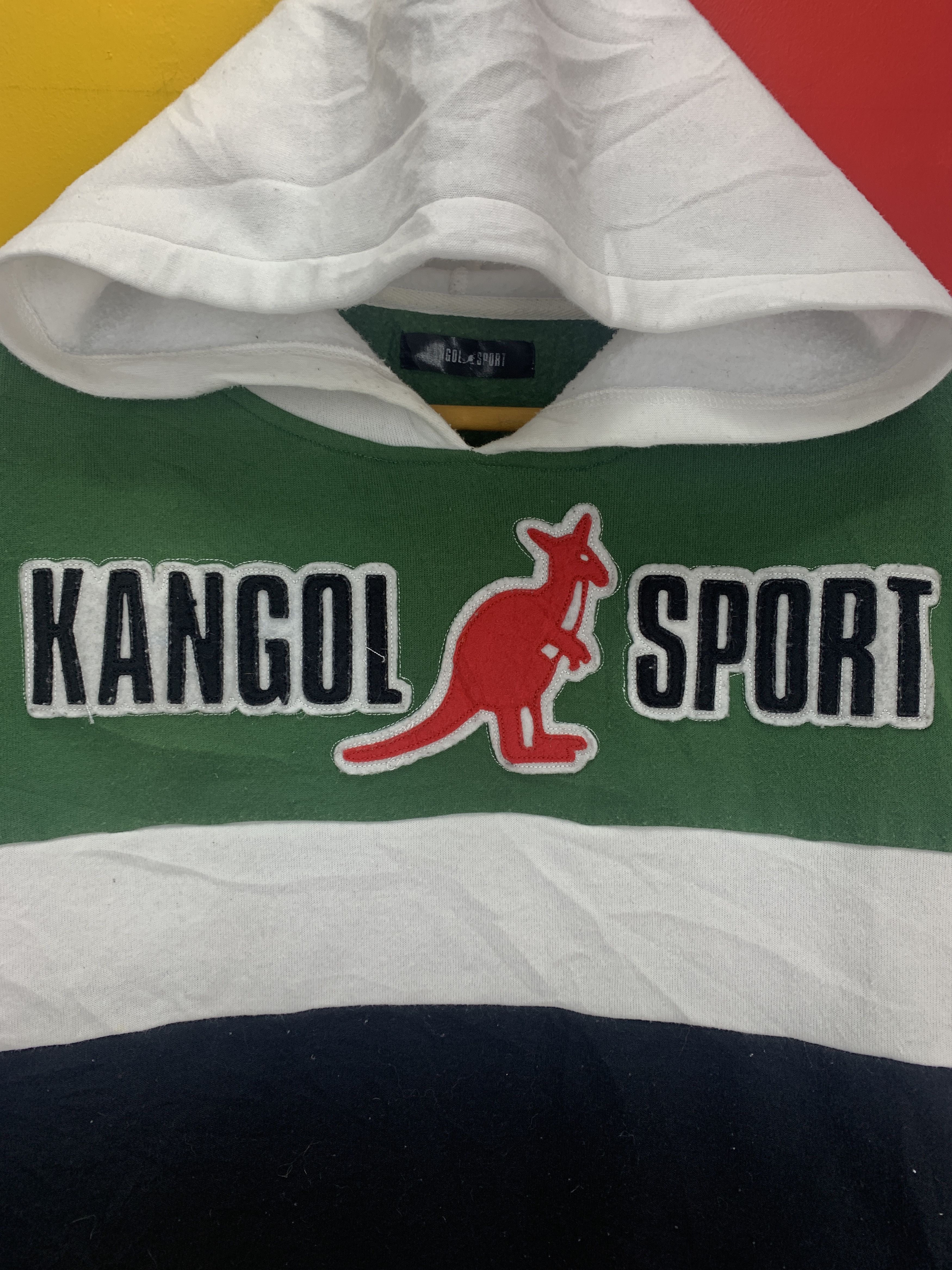 Kangol KANGOL SPORT Women Crop Top Hoodie #2148/18 Size L / US 10 / IT 46 - 2 Thumbnail