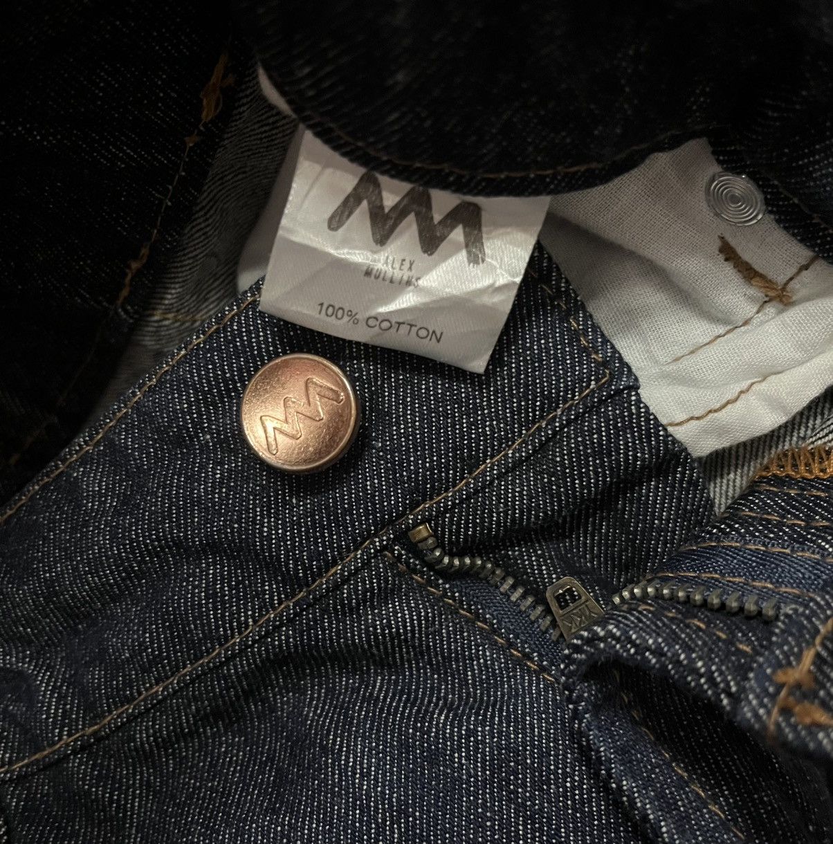 Alex Mullins ALEX MULLINS x DOUBLE KNEE DENIM x BRITISH DESIGNER x RARE Size US 29 - 14 Thumbnail