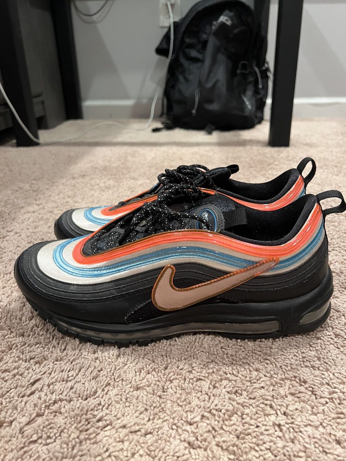 Nike Nike air max 97 “NEON SEOUL” Size US 11 / EU 44 - 1 Thumbnail