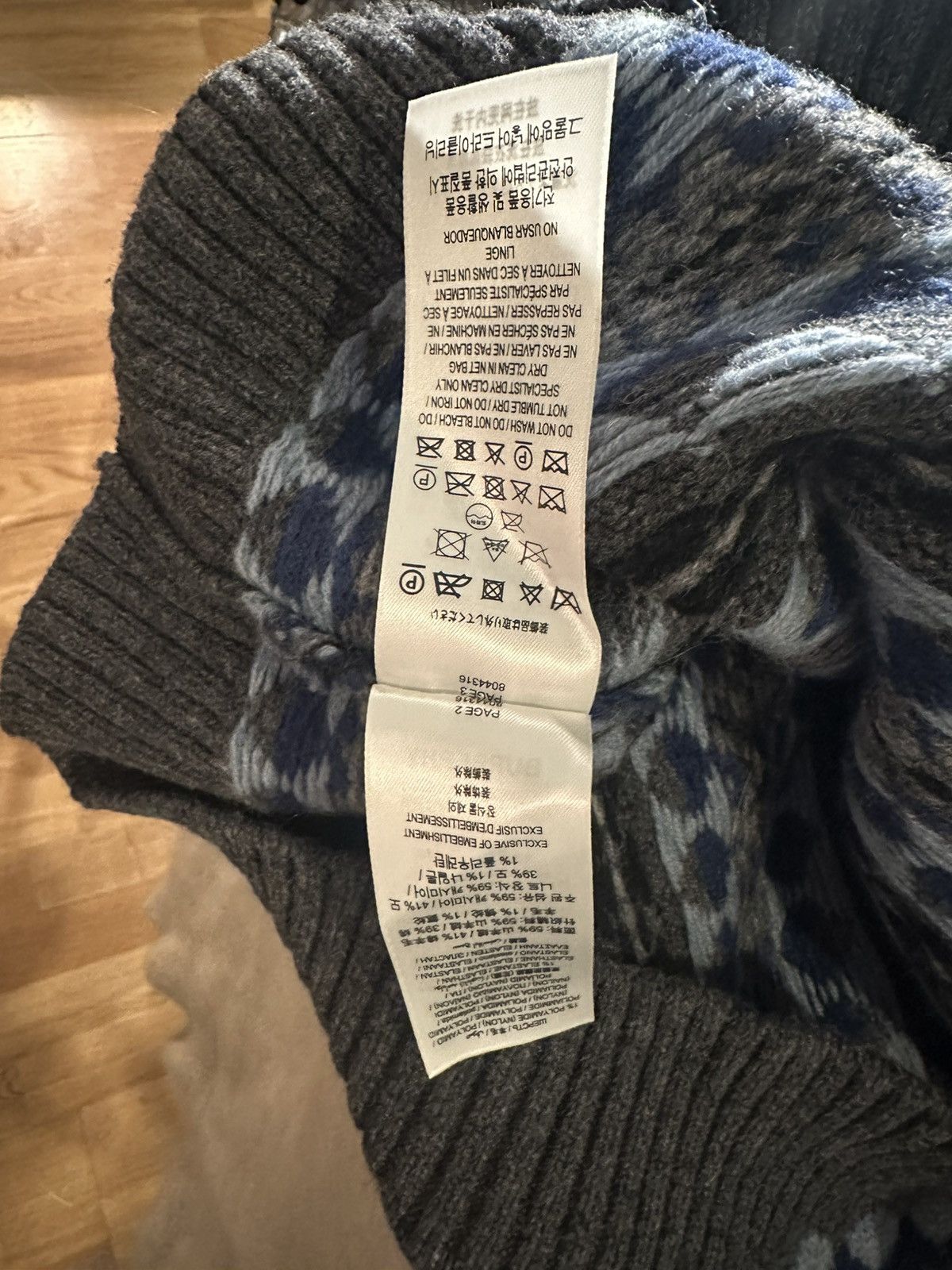 Burberry Burberry Fair Isle Wool Cashmere Logo Sweater M Size US M / EU 48-50 / 2 - 10 Thumbnail