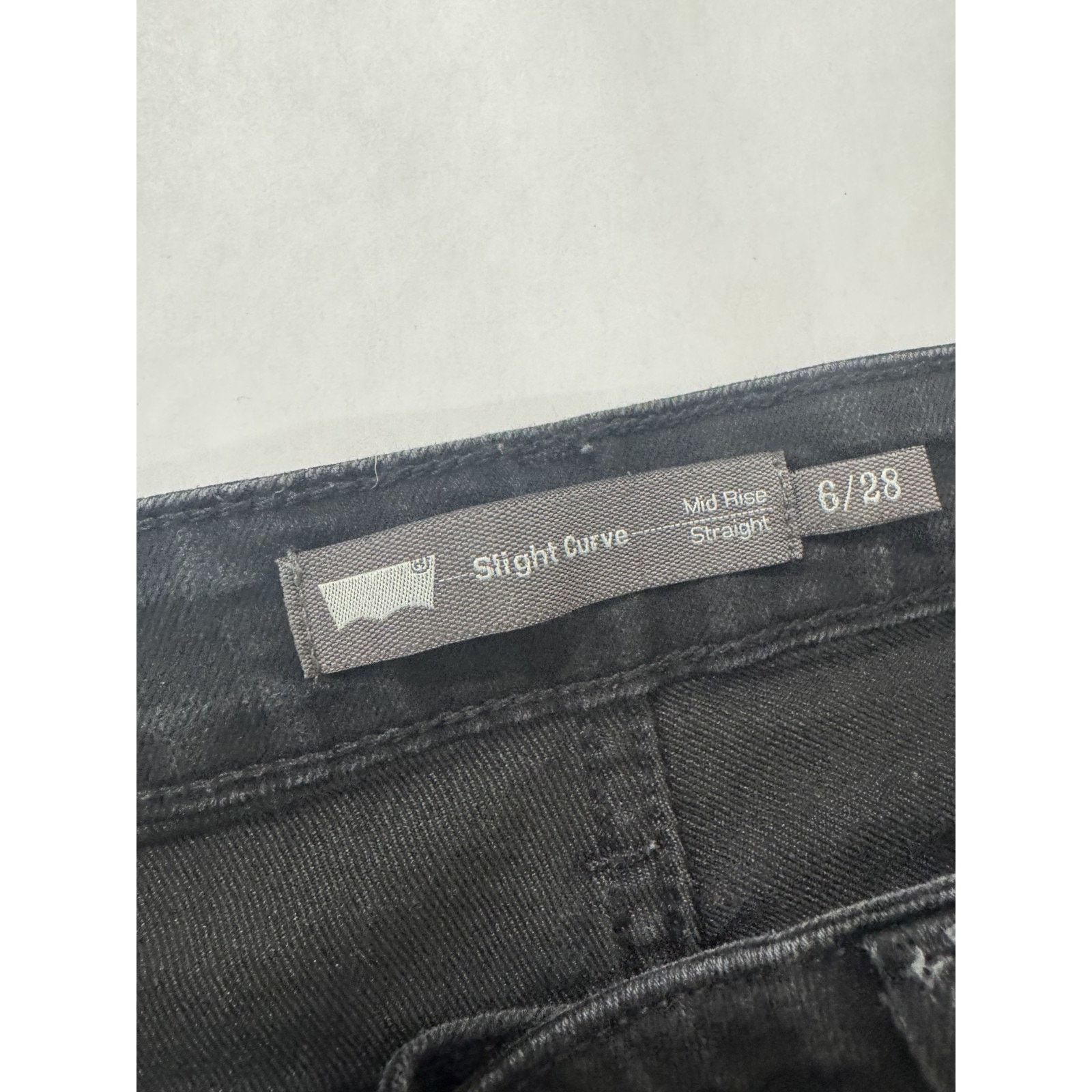 Levi's Levi's Slight Curve Mid-Rise Straight Jeans Rare 6 Size 28" / US 6 / IT 42 - 6 Thumbnail