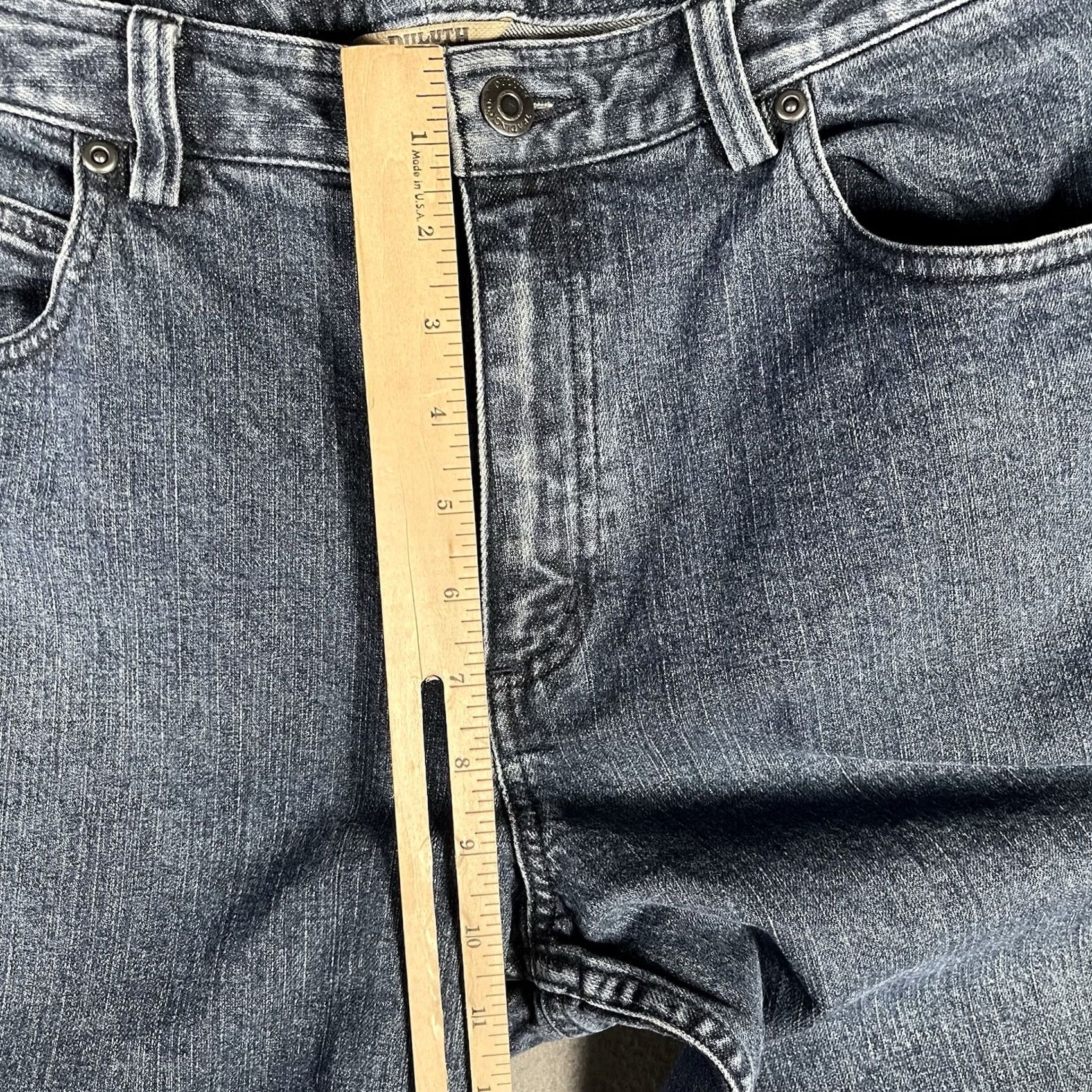 Duluth Trading Company Duluth Trading Company Jeans Womens 12x32 Blue Medium Wash Denim Bootcut Cowgirl Size 34" / US 12 / IT 48 - 7 Thumbnail