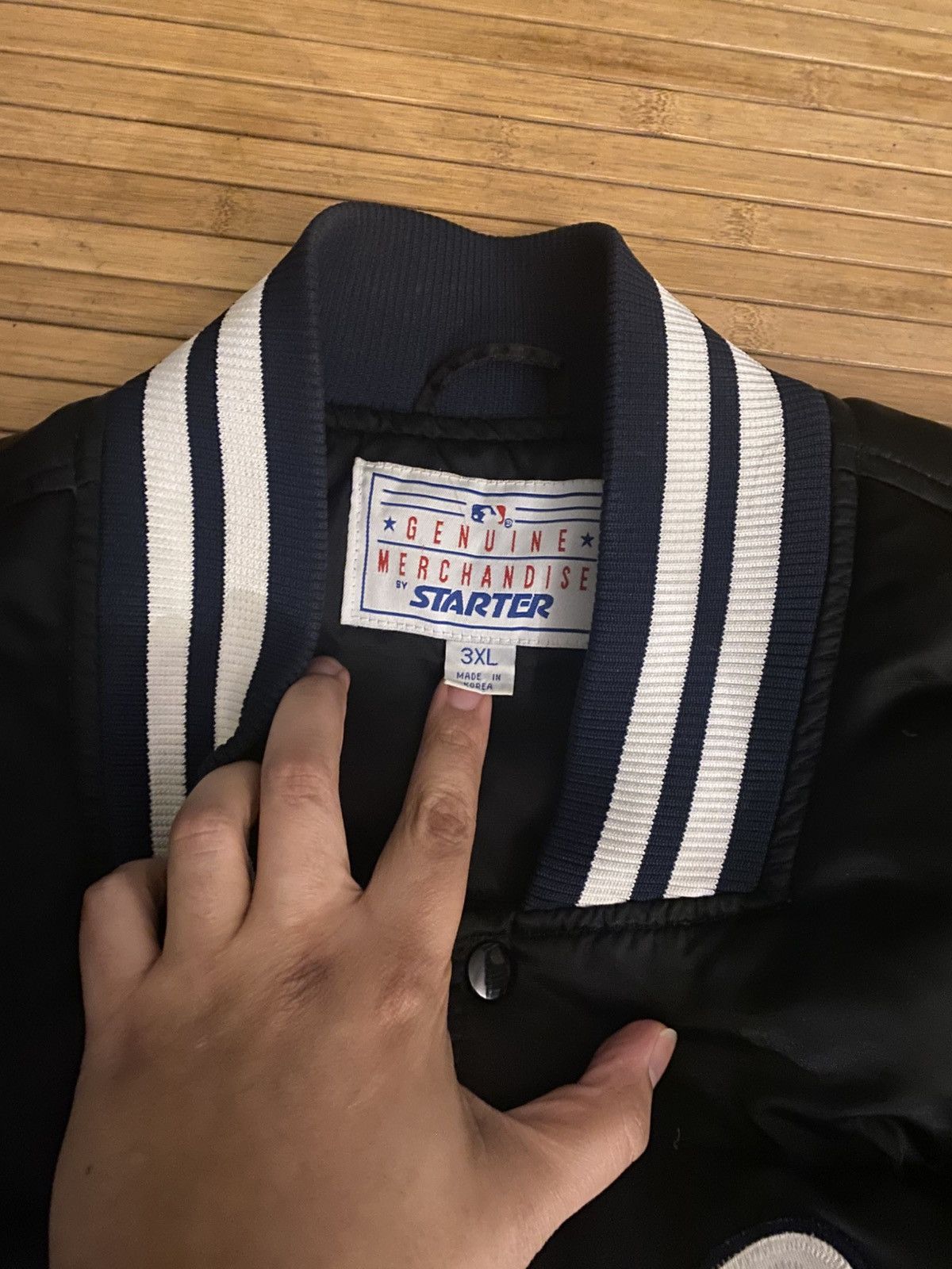 Starter Yankees Satin Bomber Jacket Vintage Starter Men's Size 3XL Size US XXL / EU 58 / 5 - 4 Thumbnail