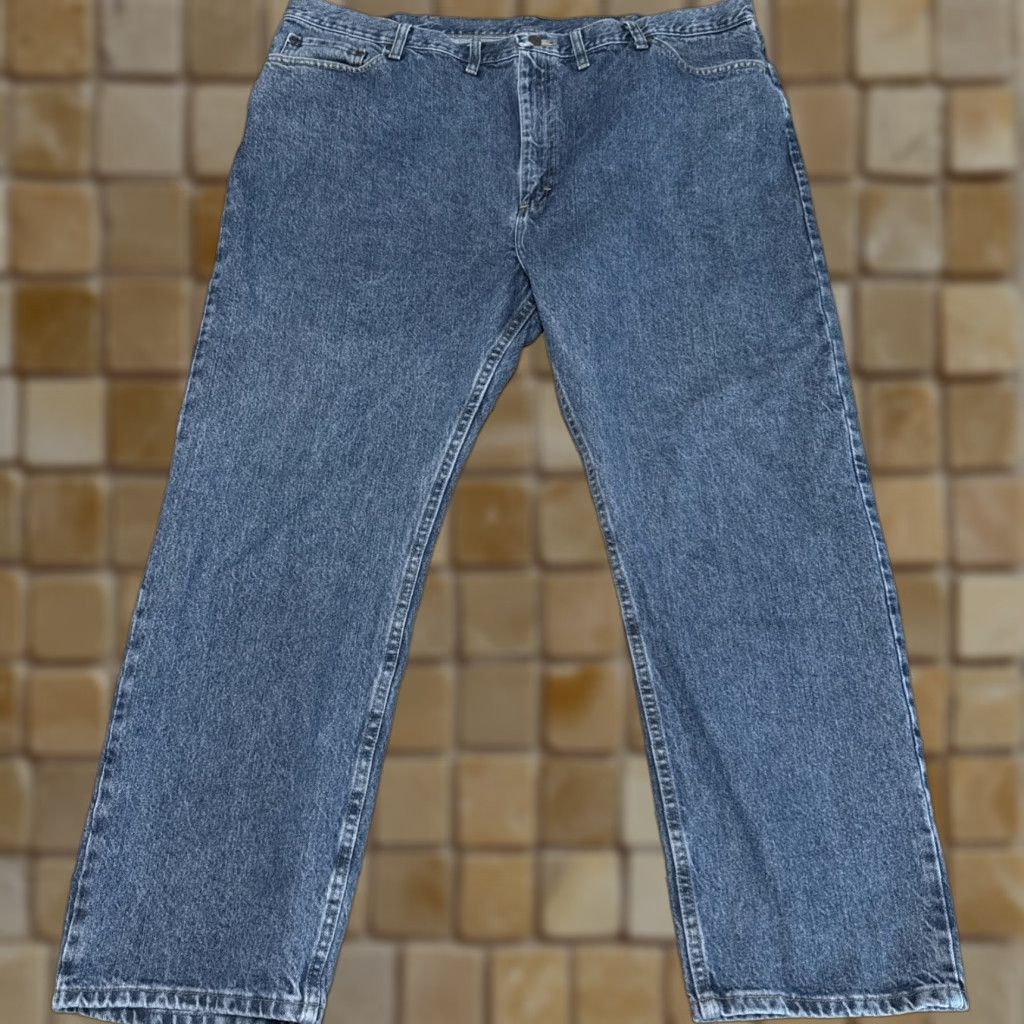 Wrangler VINTAGE Wrangler Jeans Men's Medium Wash Straight Fit High Rise 48 x 30 Pants Size US 32 / EU 48 - 1 Thumbnail